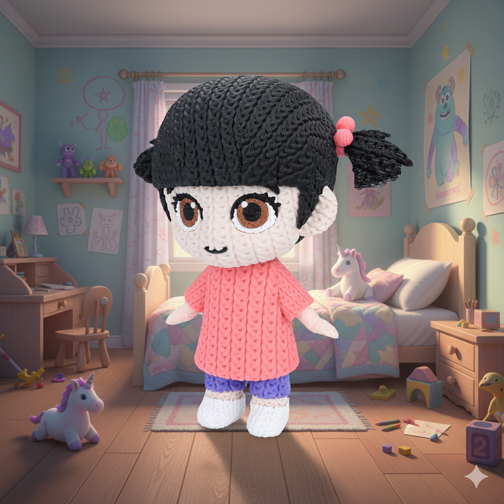 Boo Crochet Edition - Figura 3D Articulada