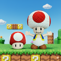 Toad Crochet Edition – Figura 3D Articulada de 18 cm