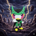 Célula Versión Definitiva – Figura Anime 3D Crochet Articulada de 18 cm