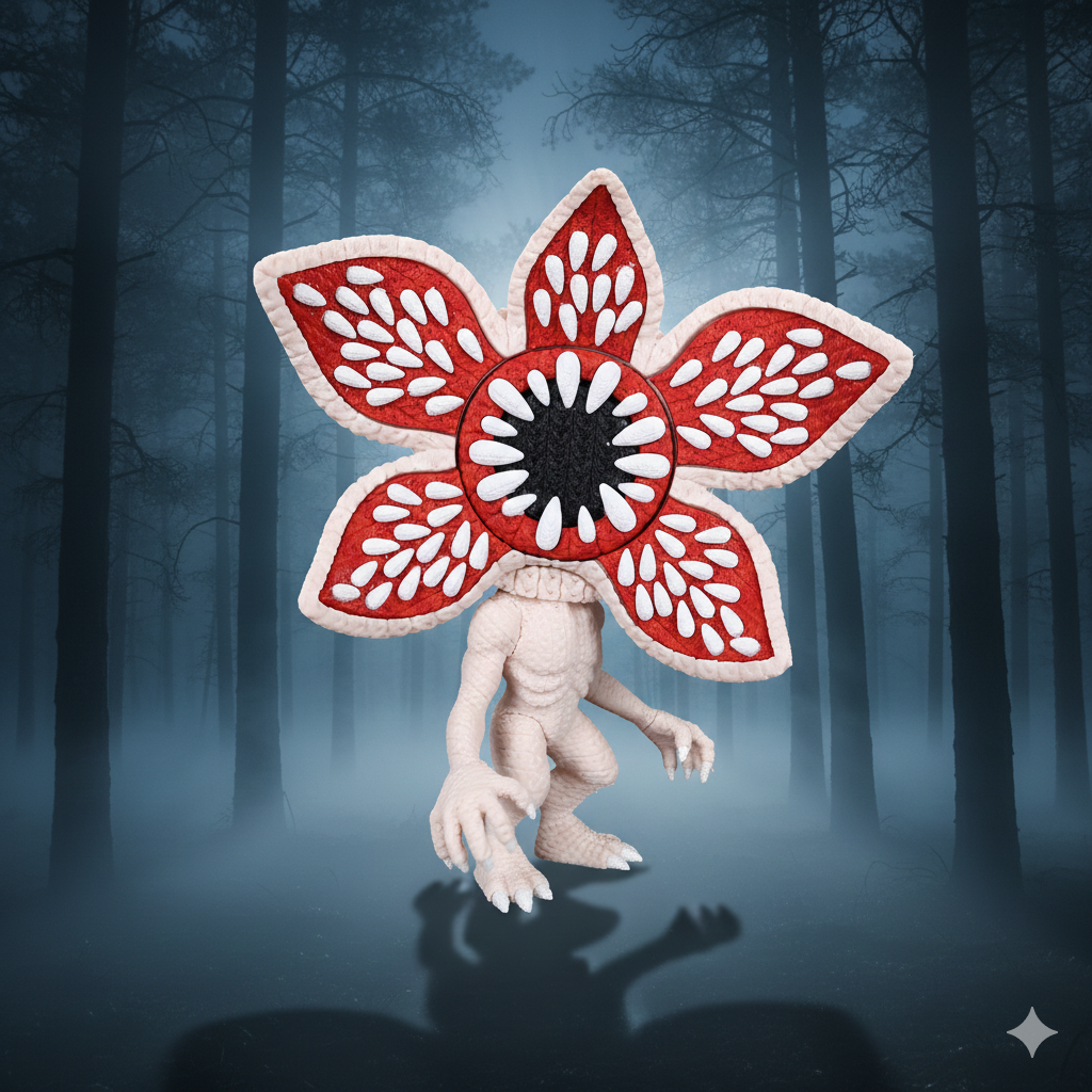 Demogorgon Crochet Edition - Figura Animada 3D