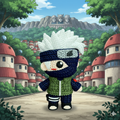 Kakashi Hatake Crochet Edition – Figura 3D Articulada