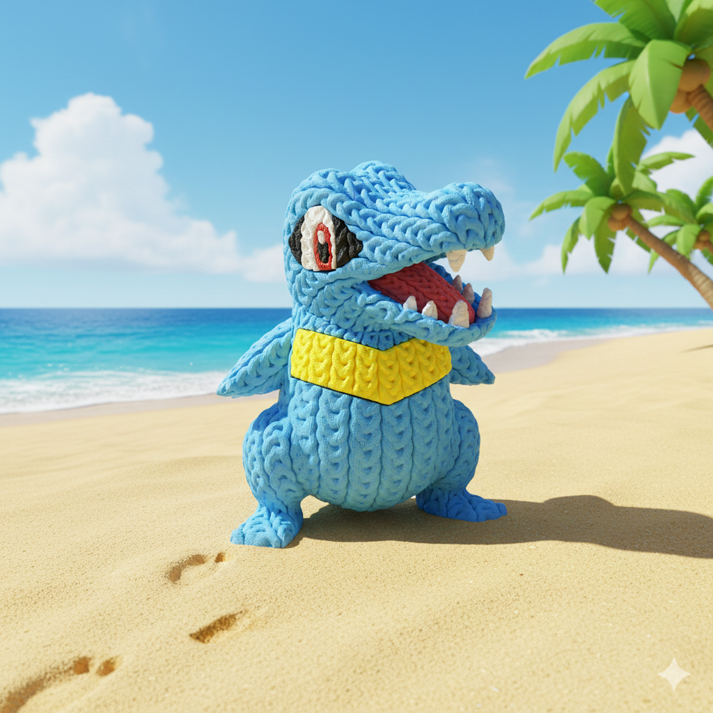 Pokecroche - Totodile
