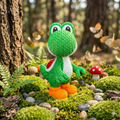 Yoshi Crochet Edition – Figura 3D Articulada de 18 cm