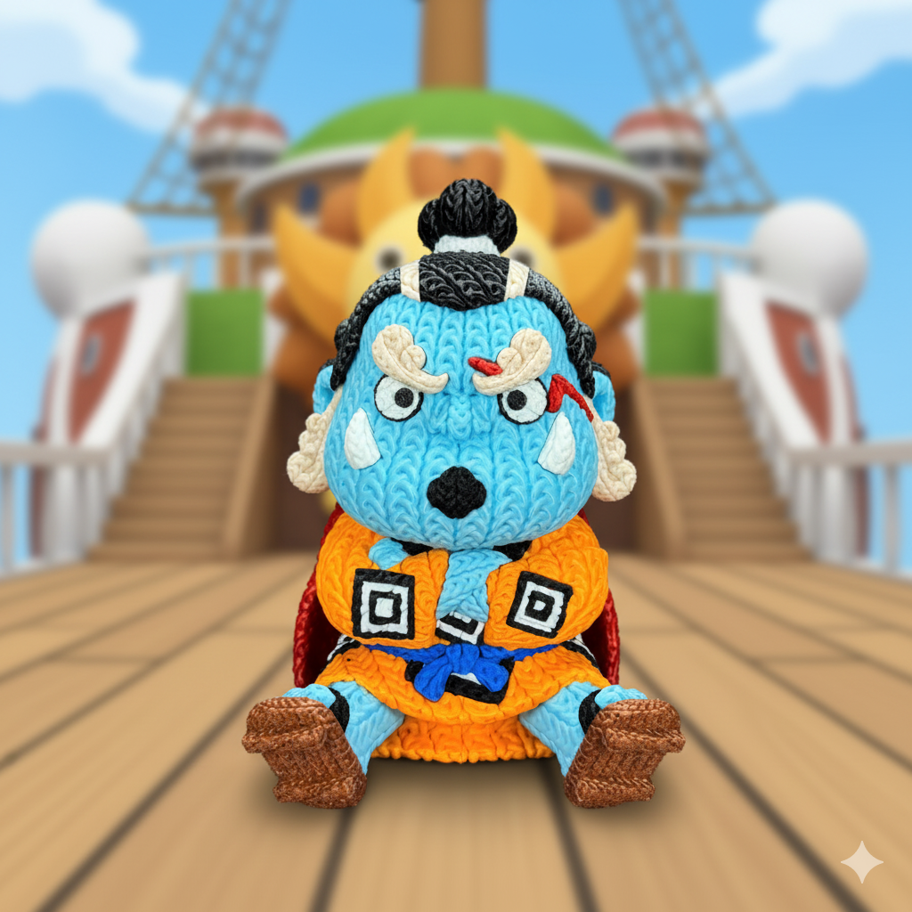 Jinbe Crochet Edition – Figura 3D Decorativa
