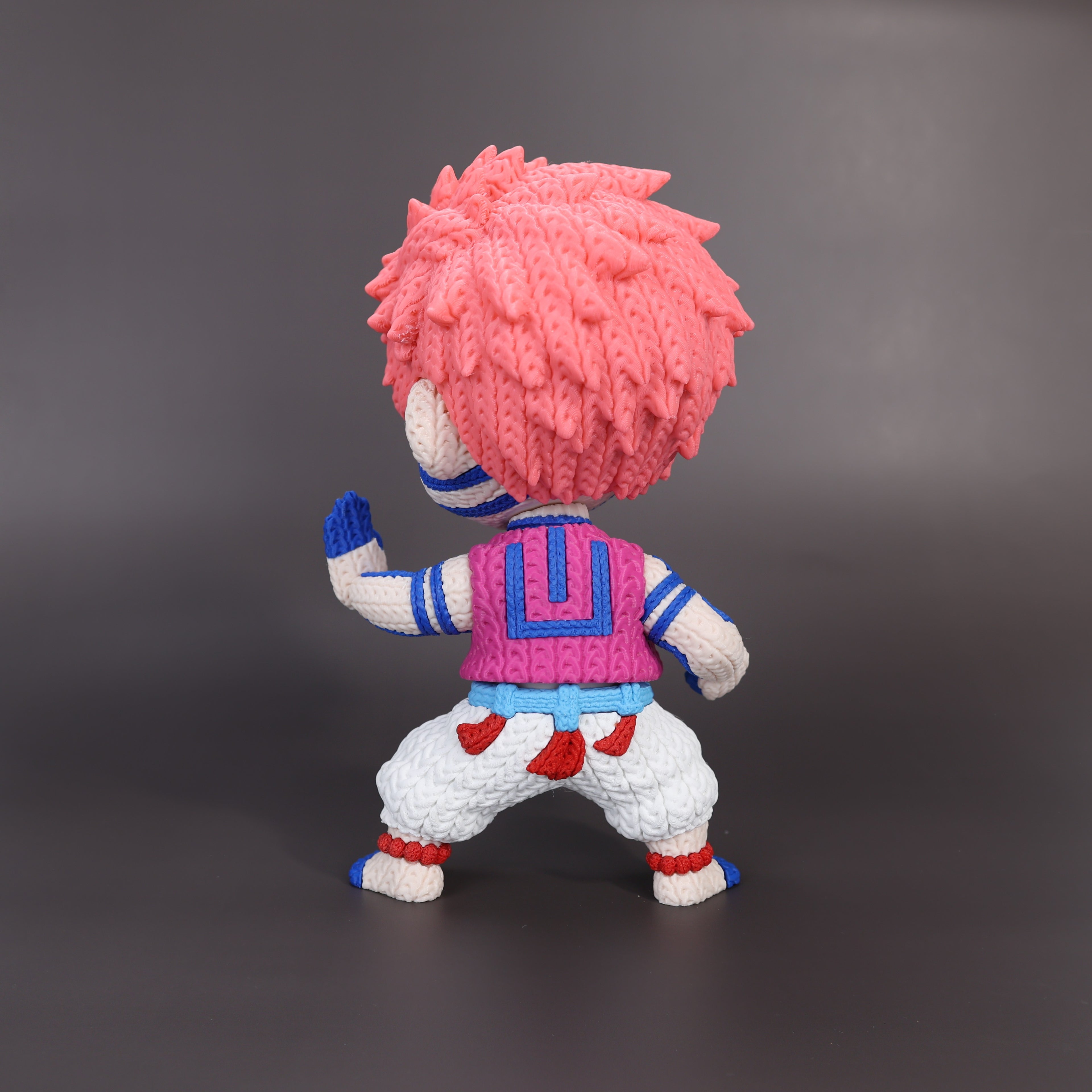 Akaza Crochet Edition – Figura Anime 3D Articulada de 18 cm