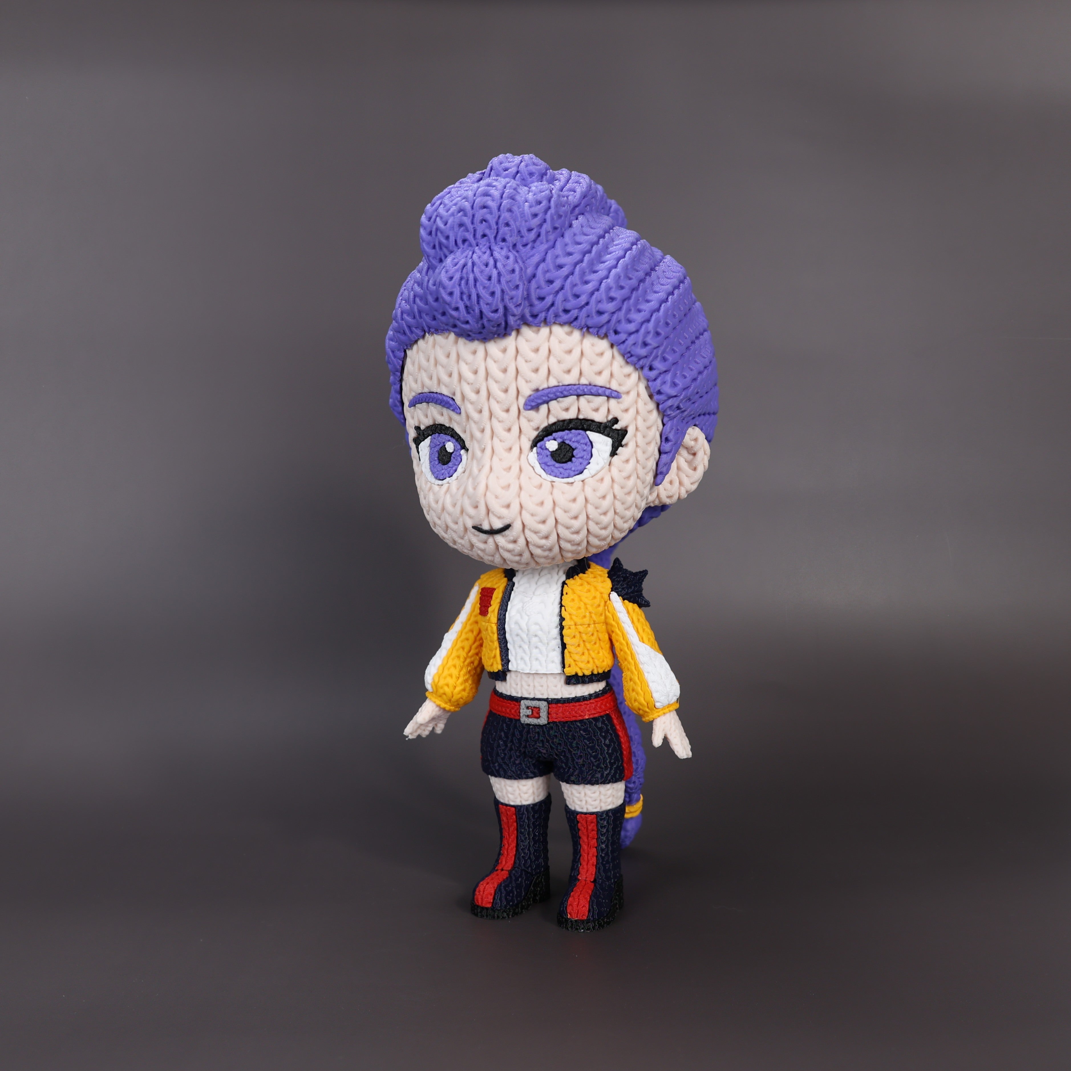 Rumi Kpop Demon Hunters Edition – Figura 3D Crochet Articulada de 18 cm