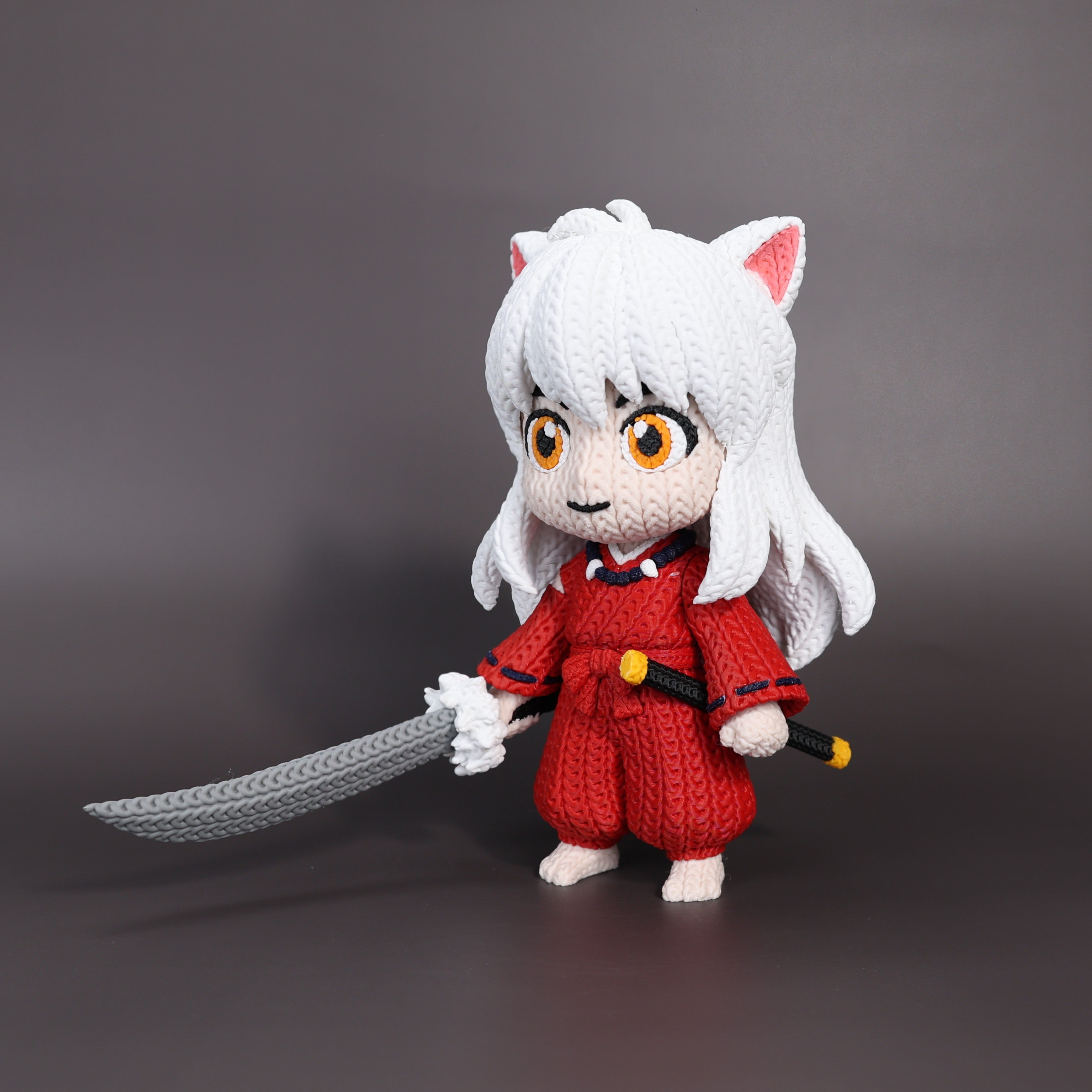 Inuyasha Crochet Edition – Figura Anime 3D Articulada de 18 cm