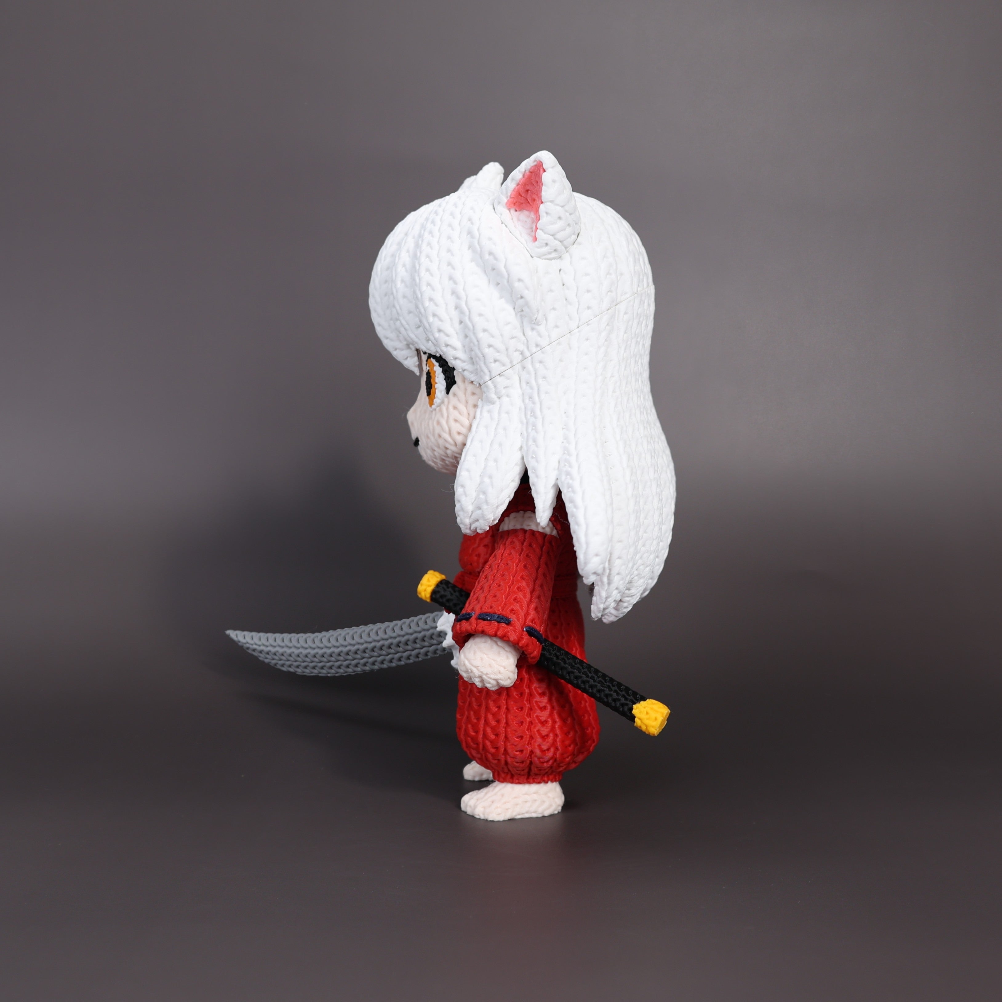 Inuyasha Crochet Edition – Figura Anime 3D Articulada de 18 cm