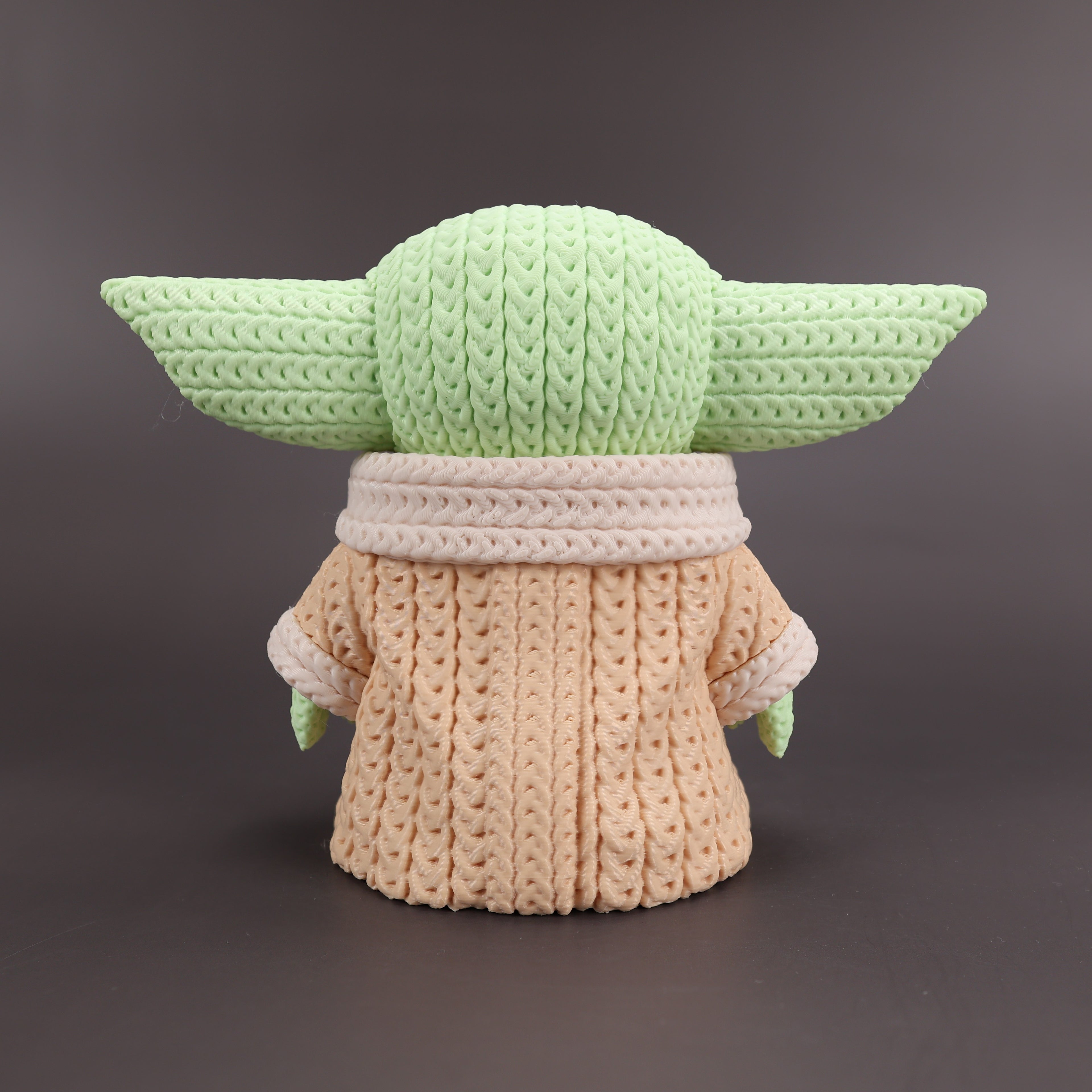 Baby Yoda Crochet Edition - Figura Animada 3D