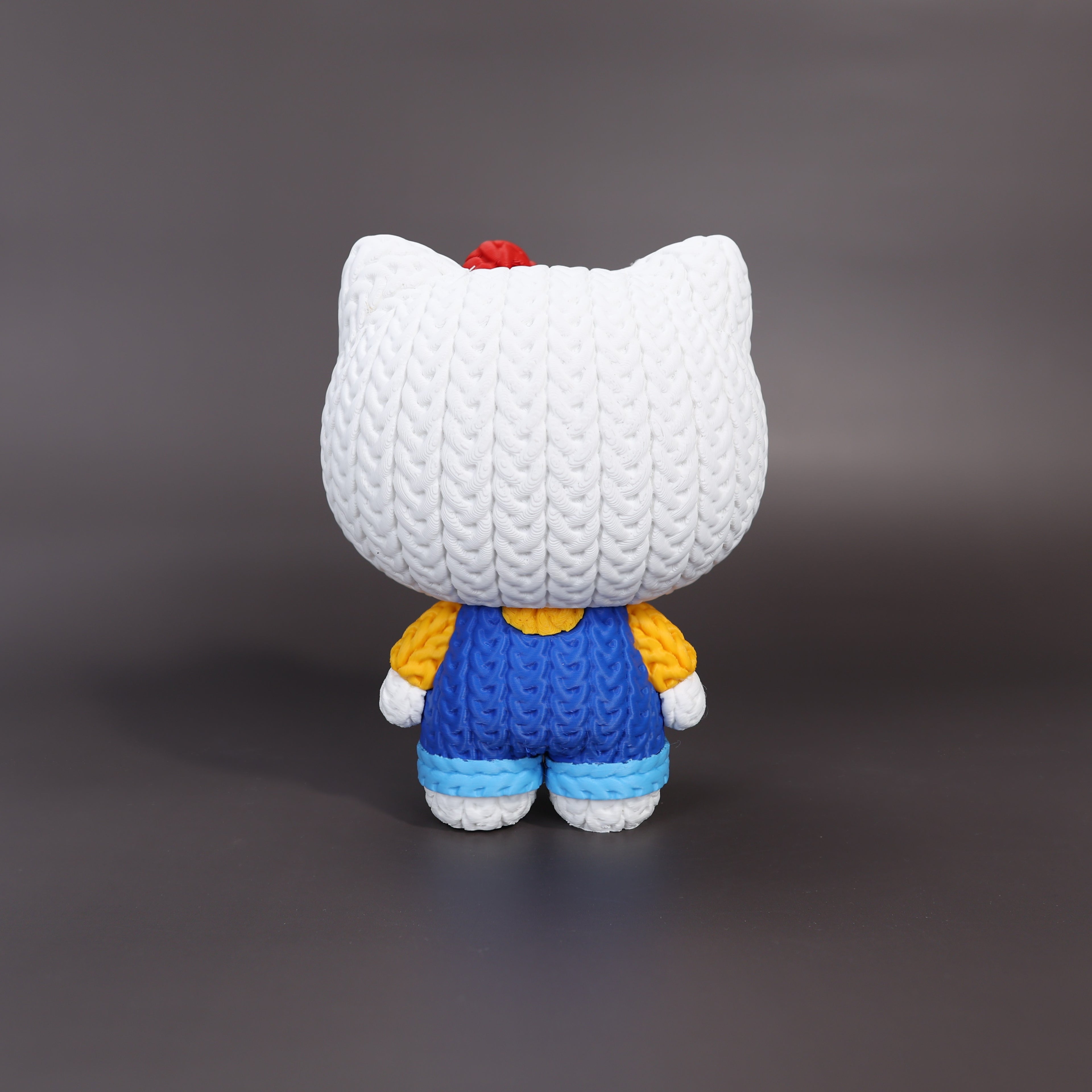 Hello Kitty Crochet Edition – Figura Kawaii 3D Articulada de 18 cm
