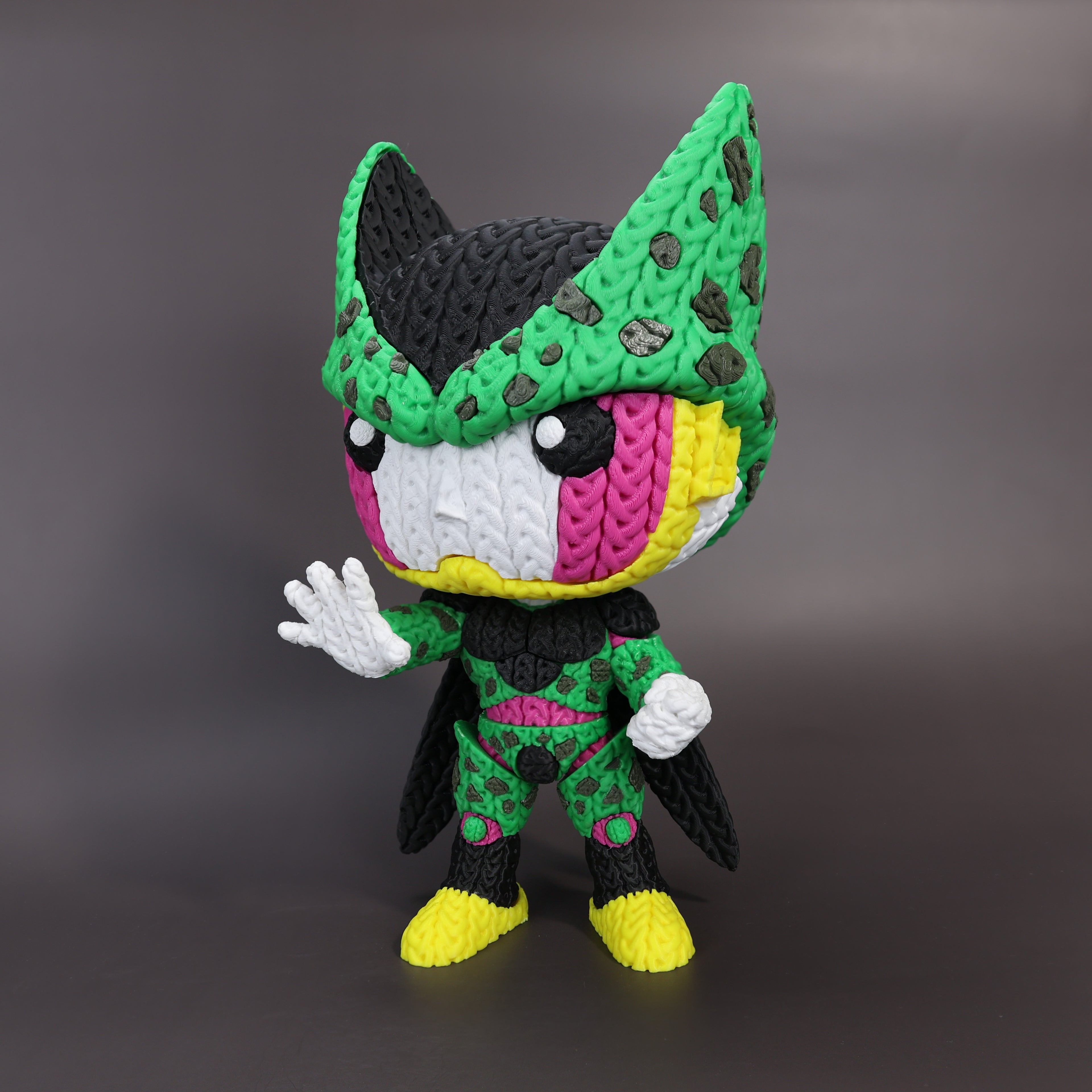 Célula Versión Definitiva – Figura Anime 3D Crochet Articulada de 18 cm