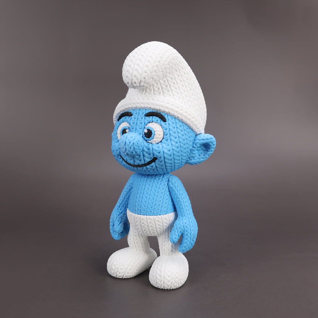 Pitufo Crochet Edition – Figura 3D Articulada