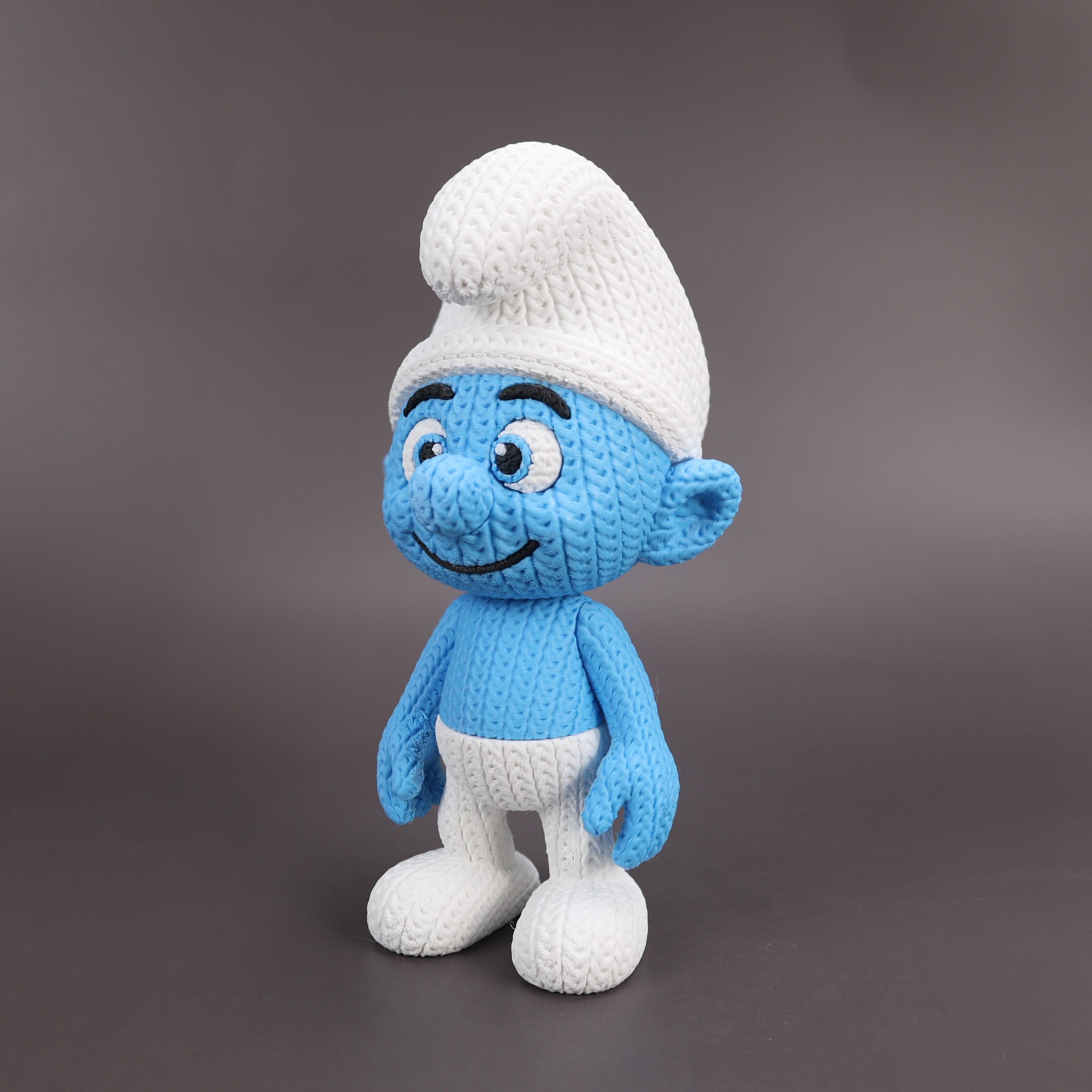 Pitufo Crochet Edition – Figura 3D Articulada