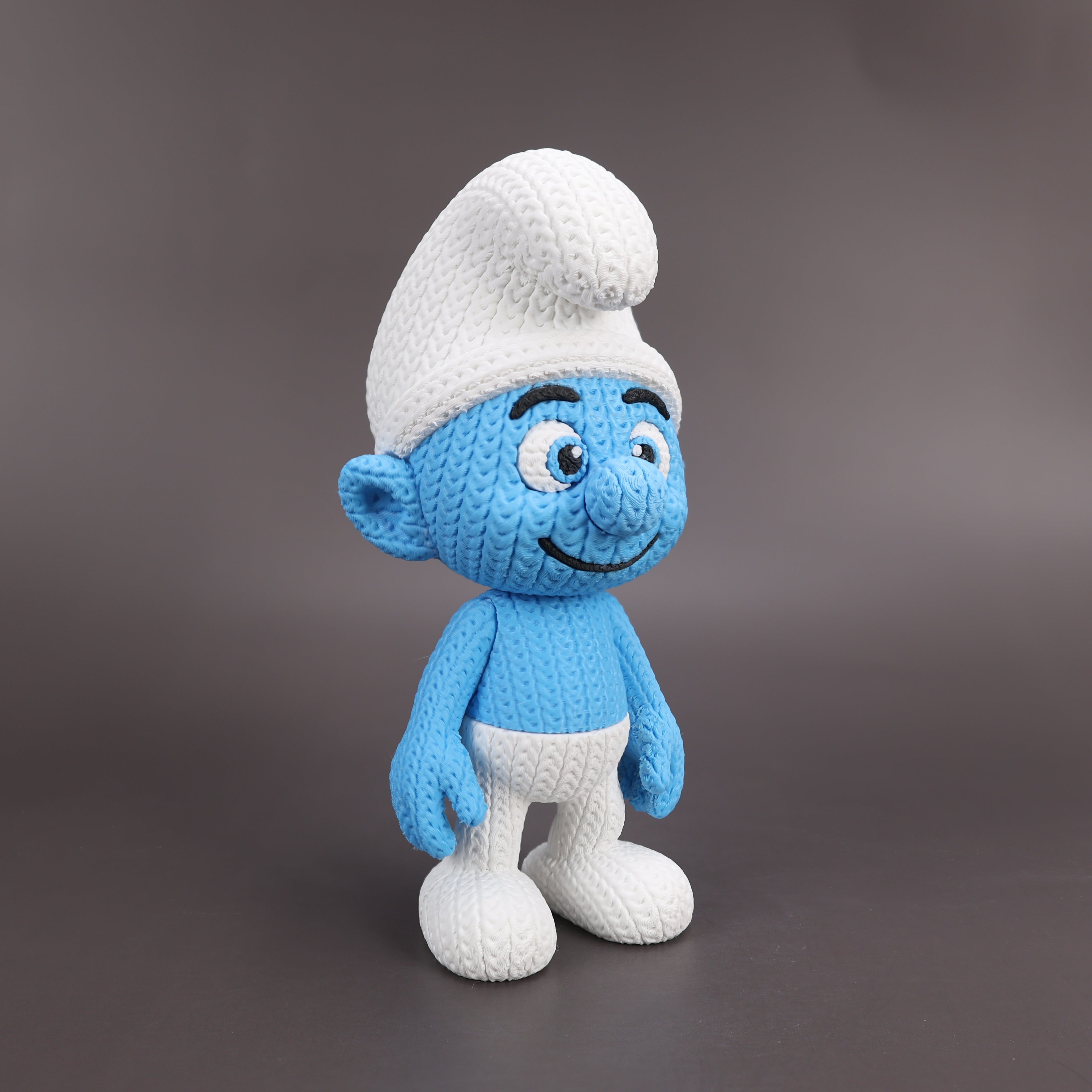 Pitufo Crochet Edition – Figura 3D Articulada