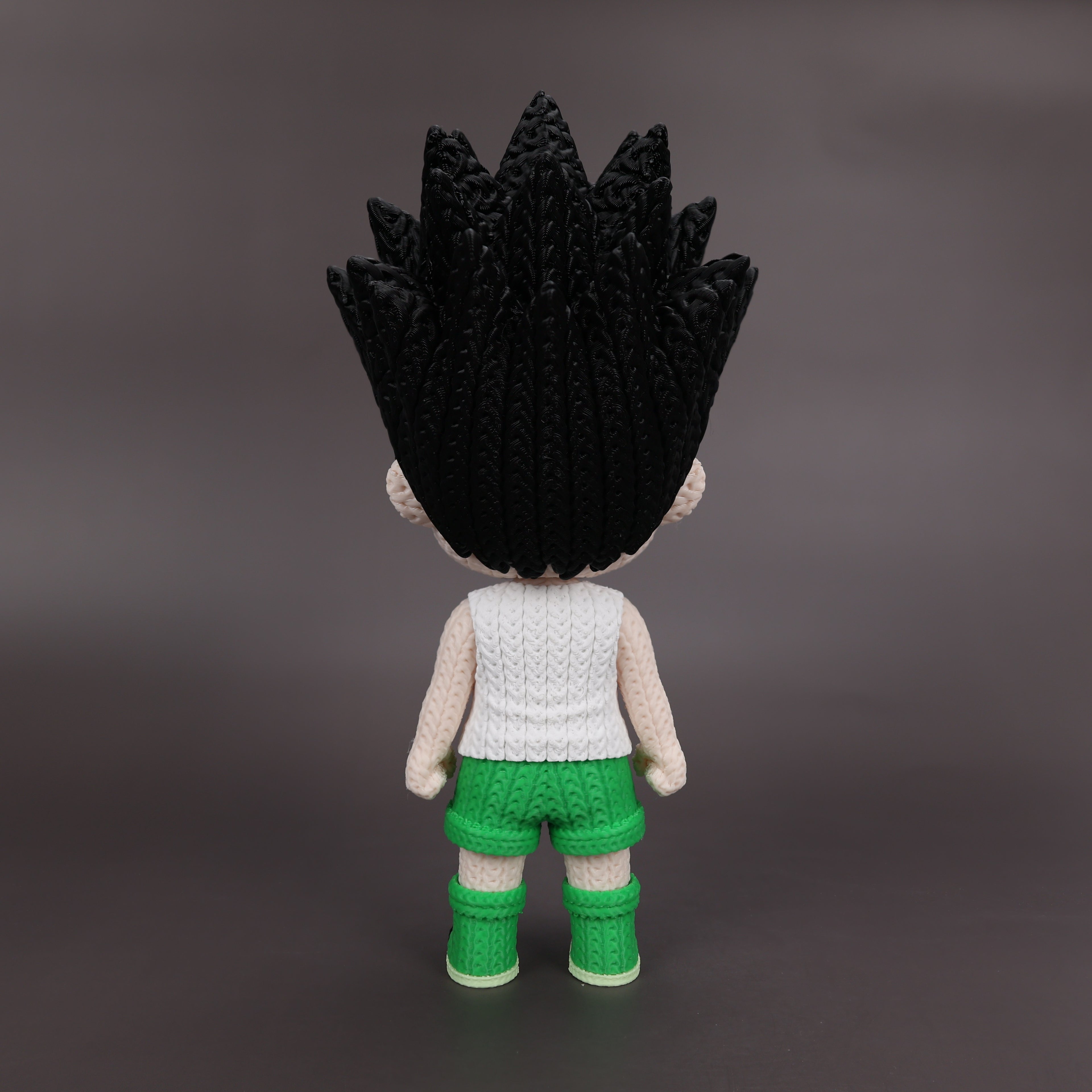 Gon Freecss Crochet Edition – Figura Anime 3D Articulada de 18 cm