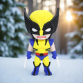 Wolverine Crochet Edition – Figura 3D Articulada de 18 cm
