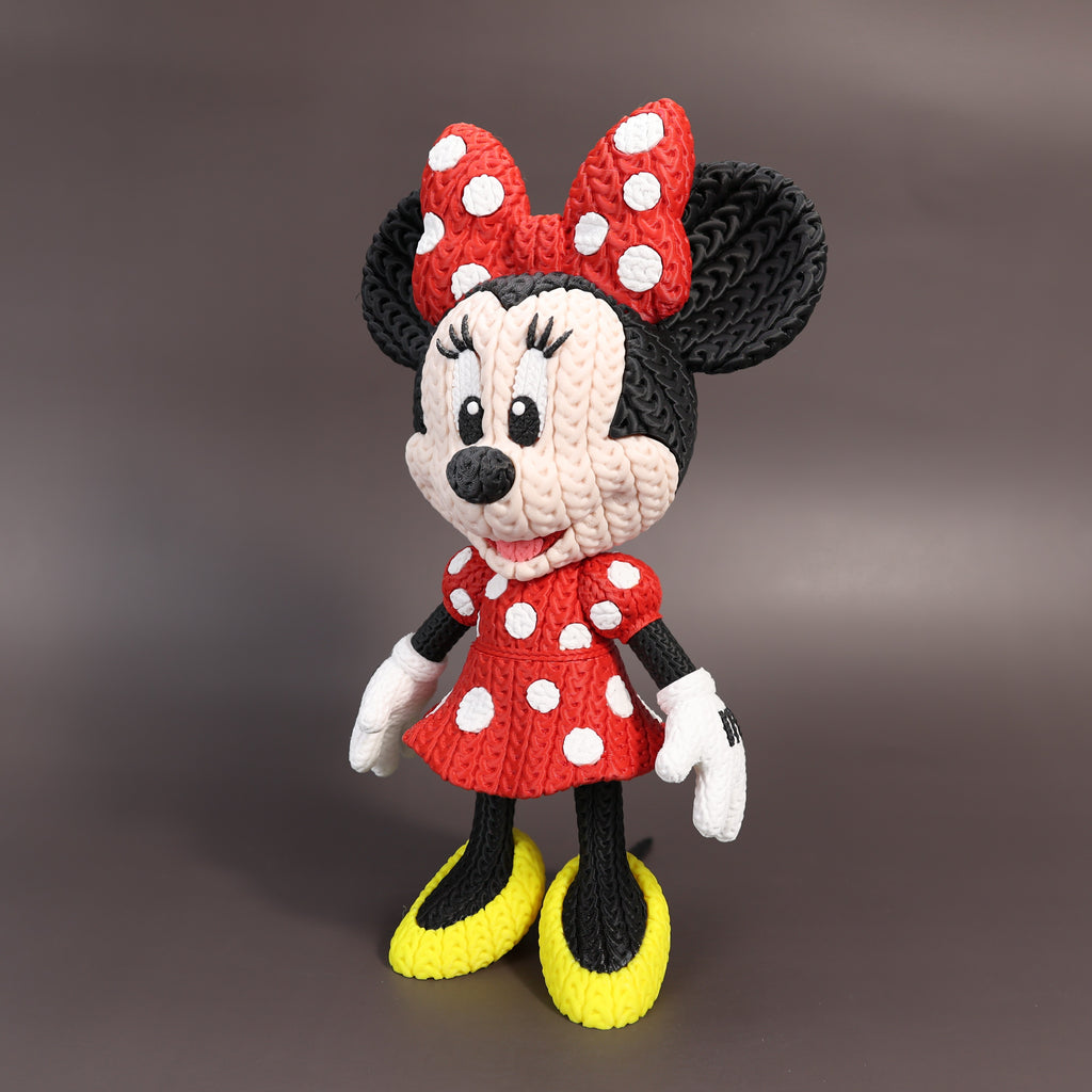 Minnie Mouse Crochet Edition – Figura 3D Articulada