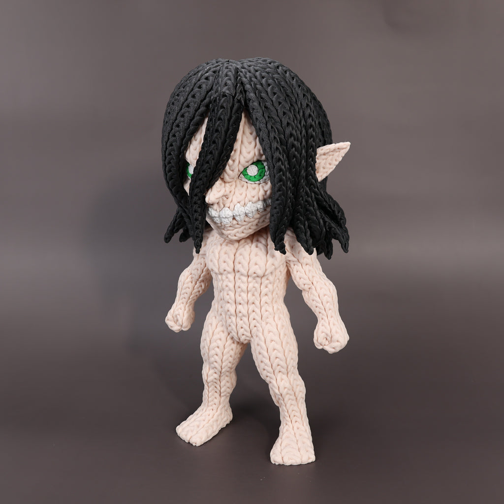 Eren Titan Crochet – Figura Anime 3D de 18 cm
