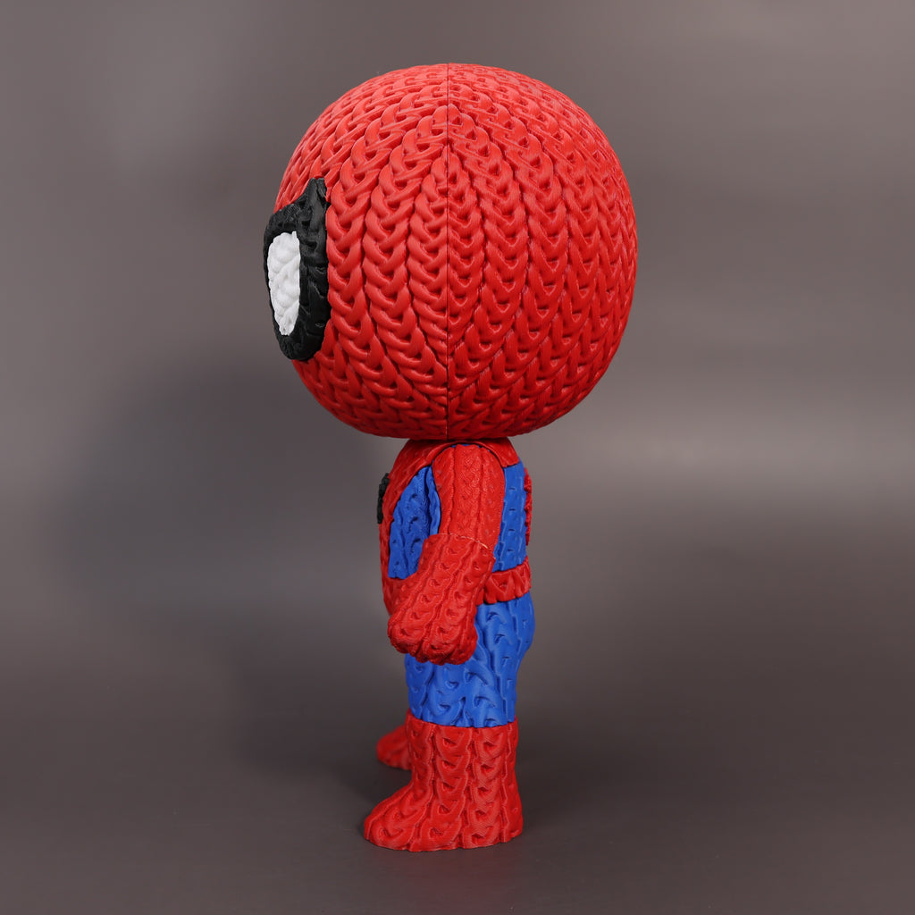 Spider-Man Crochet Edition – Figura 3D Articulada de 18 cm