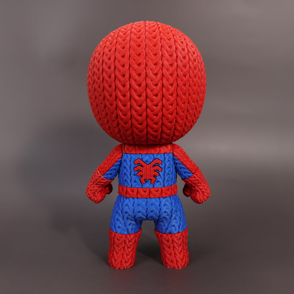 Spider-Man Crochet Edition – Figura 3D Articulada de 18 cm
