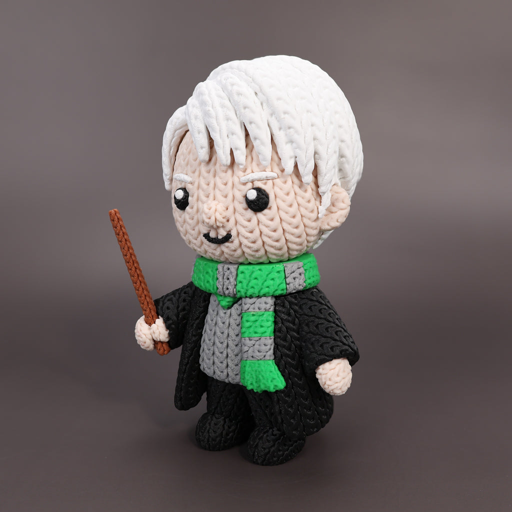 Draco Malfoy Crochet Edition – Figura 3D Articulada de 18 cm
