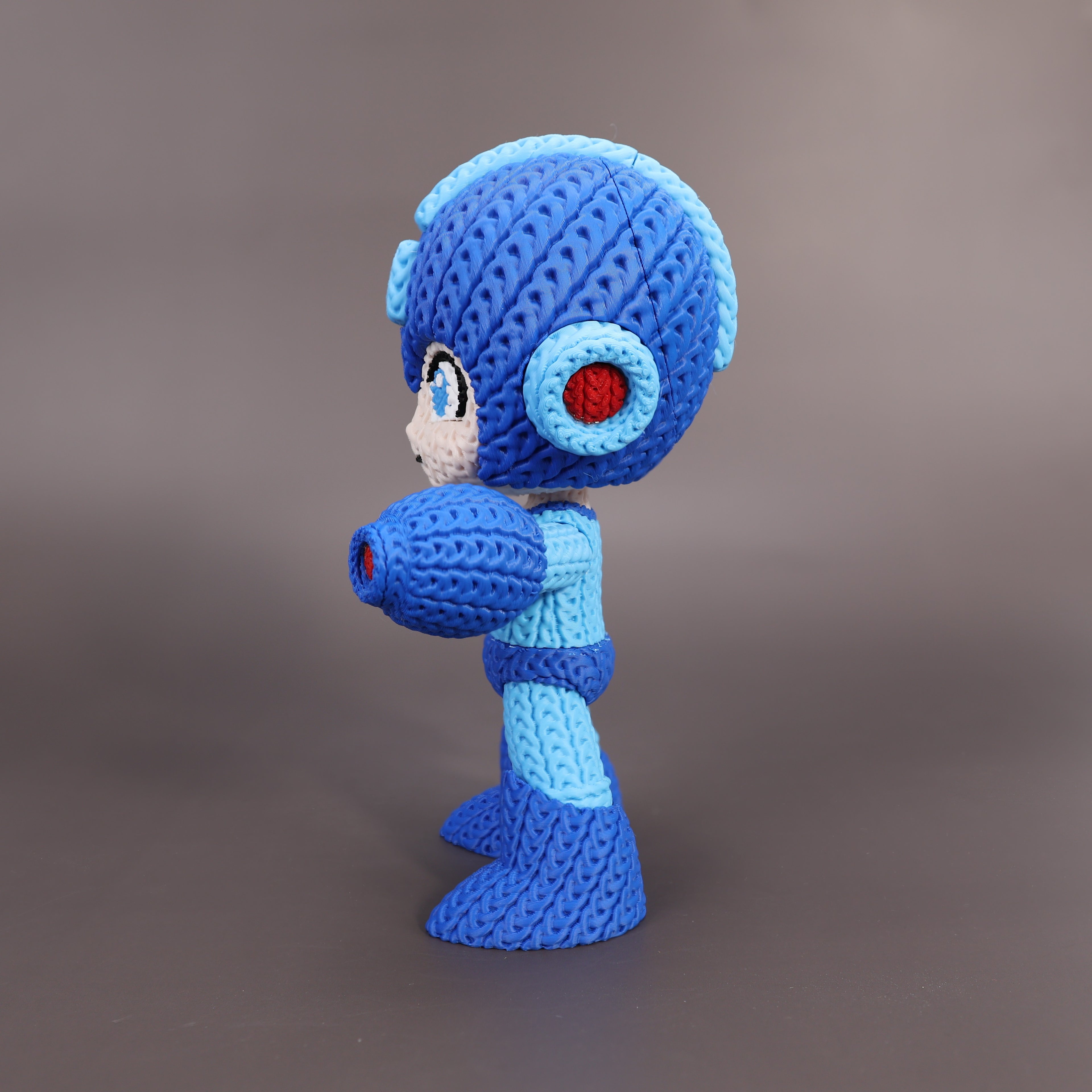 Mega Man Crochet Edition – Figura 3D Articulada de 18 cm