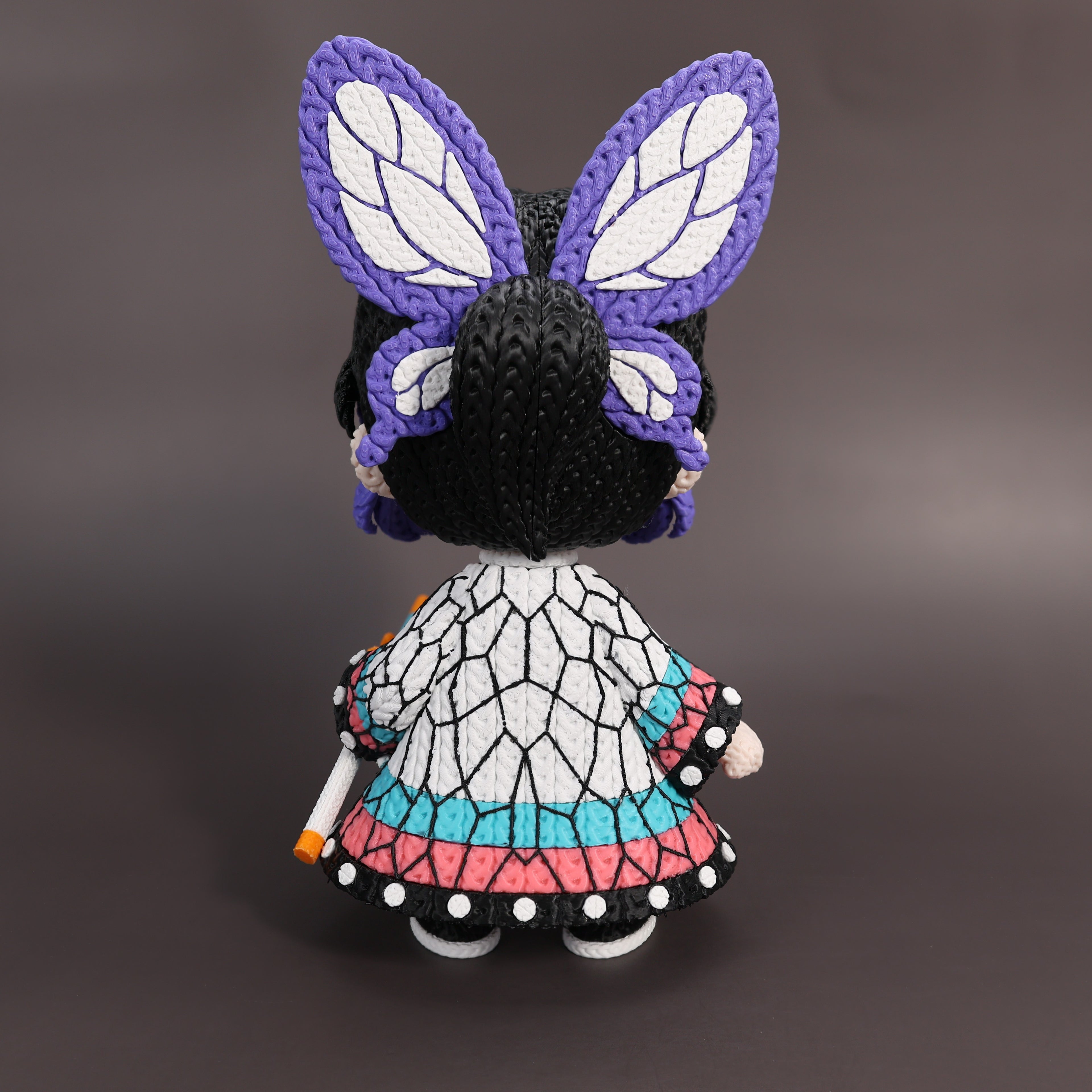 Shinobu Kocho Crochet Edition – Figura Anime 3D Articulada de 18 cm