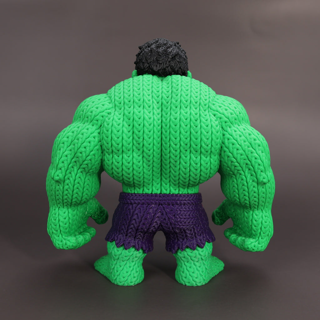 Hulk Crochet Edition – Figura 3D Articulada de 18 cm