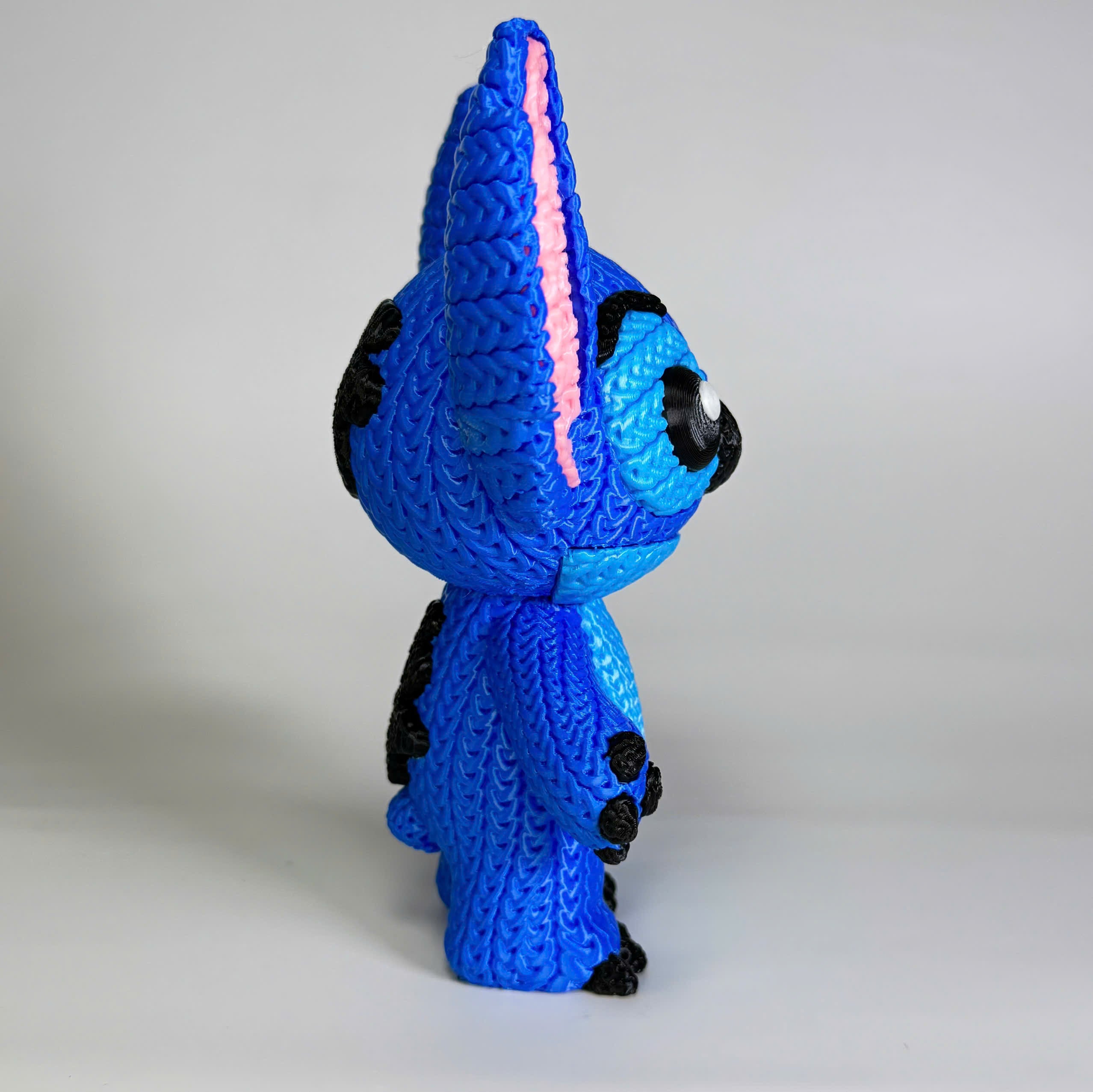 Stitch Crochet Edition - Figura 3D Articulada