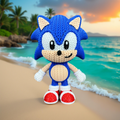 Sonic Crochet Edition – Figura 3D Articulada de 18 cm