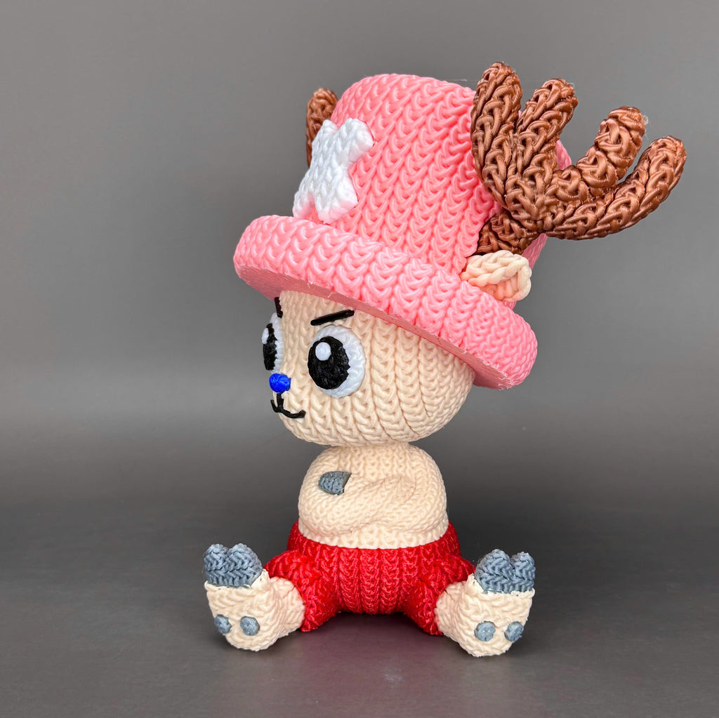 Tony Tony Chopper Crochet Edition – Figura 3D Decorativa
