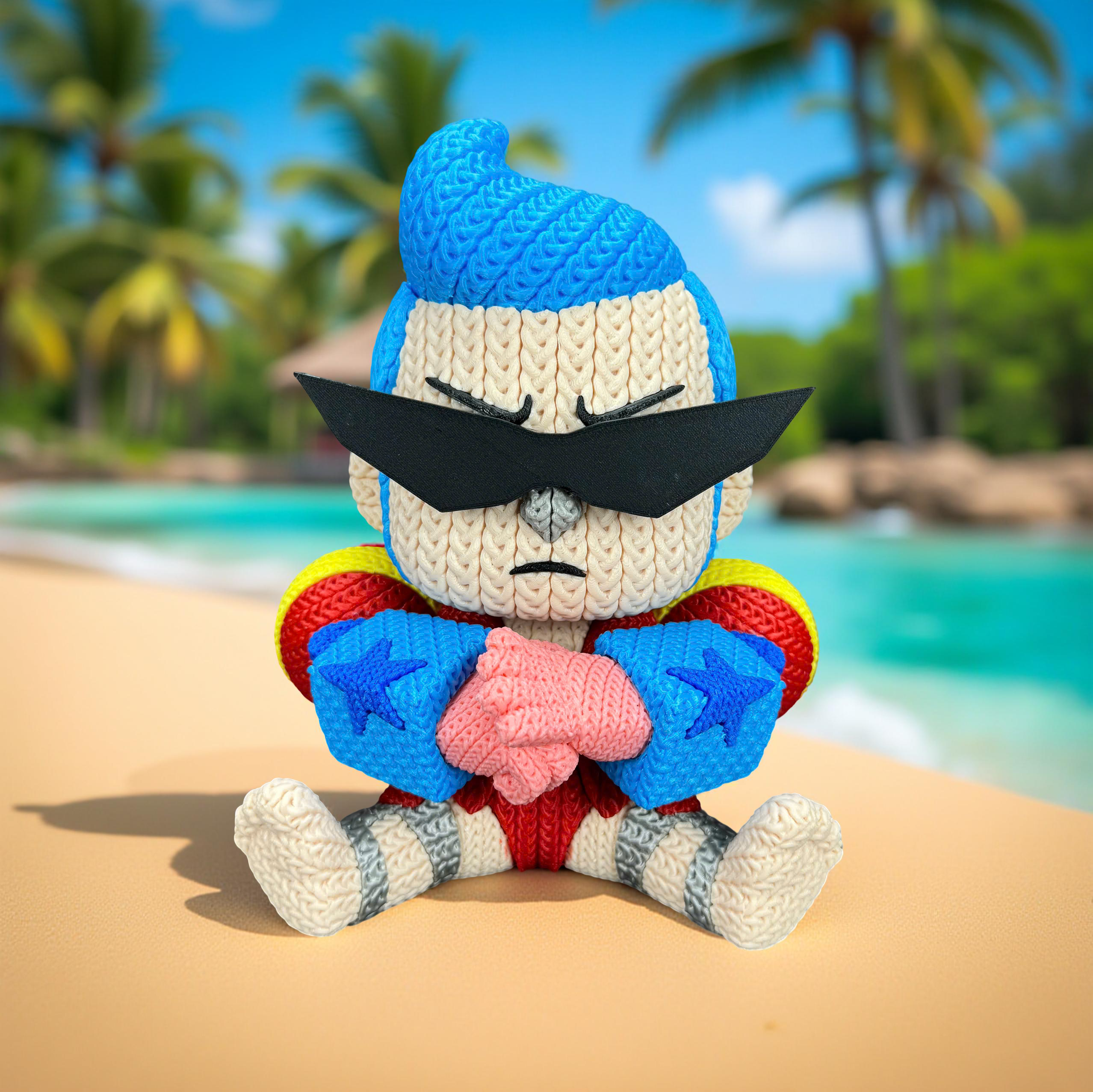 Franky Crochet Edition – Figura 3D Decorativa