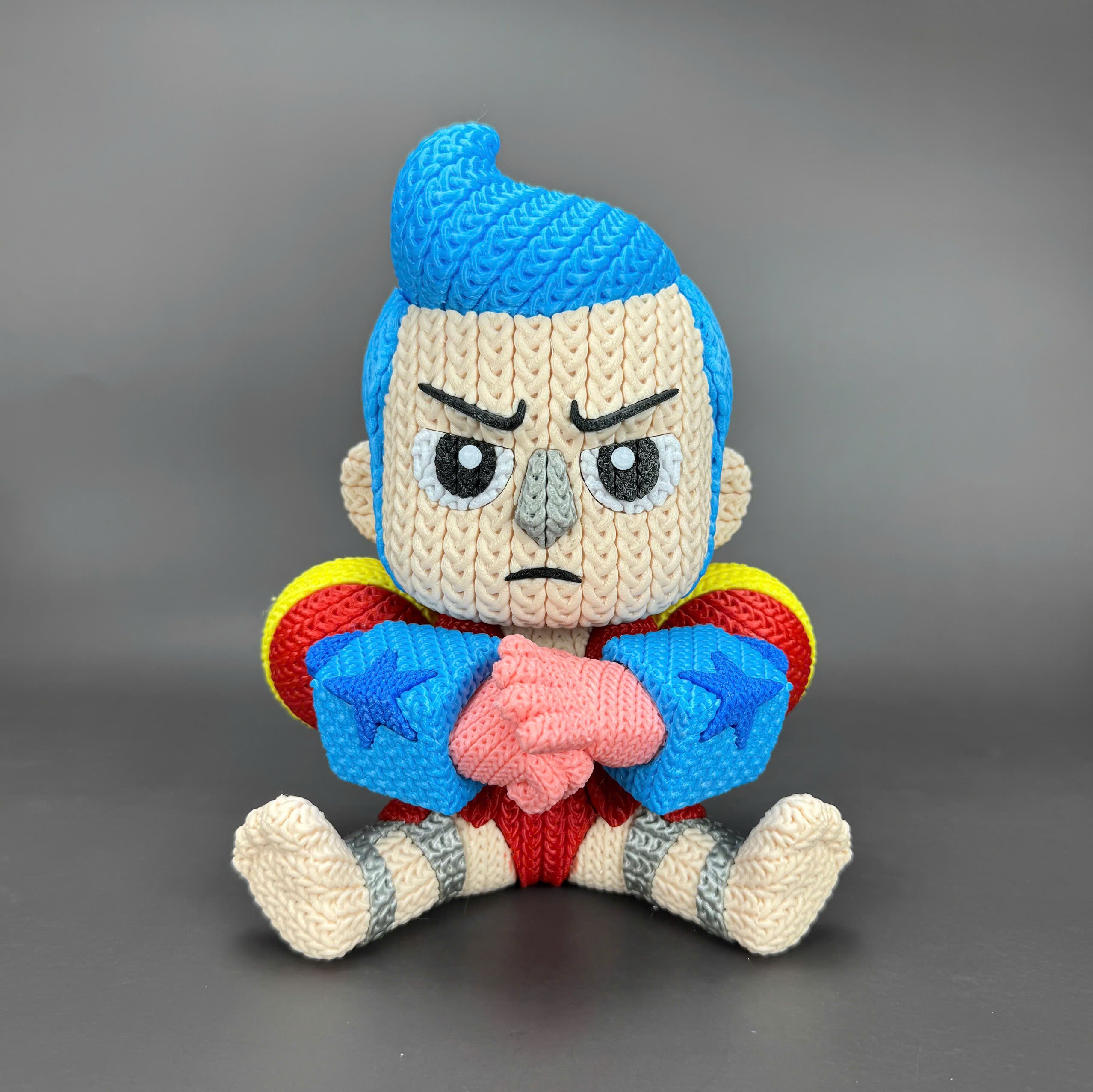 Franky Crochet Edition – Figura 3D Decorativa