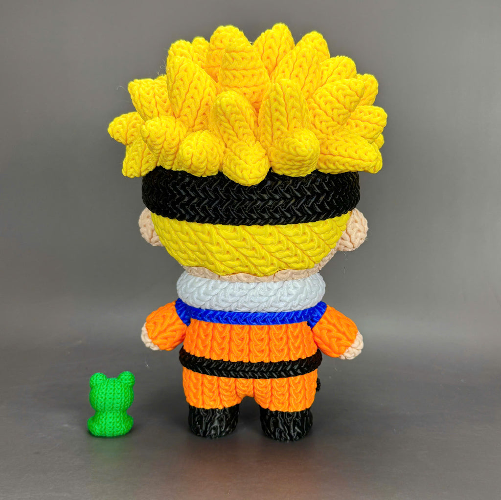 Naruto Uzumaki Crochet Edition - Figura 3D Articulada