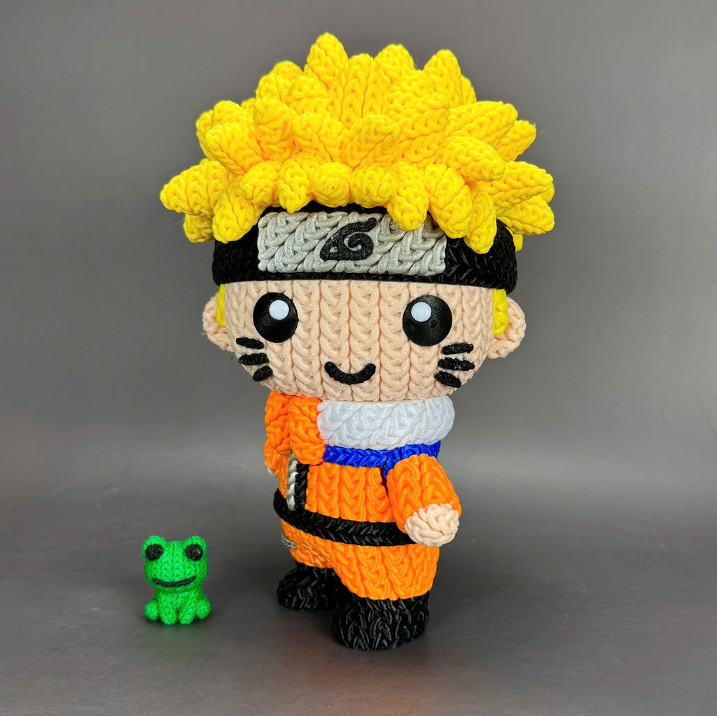 Naruto Uzumaki Crochet Edition - Figura 3D Articulada
