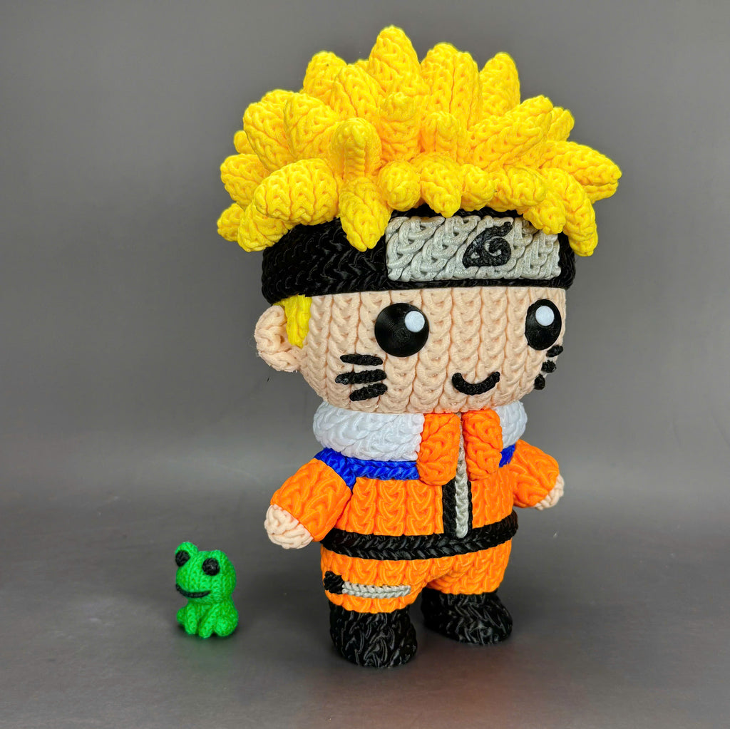 Naruto Uzumaki Crochet Edition - Figura 3D Articulada