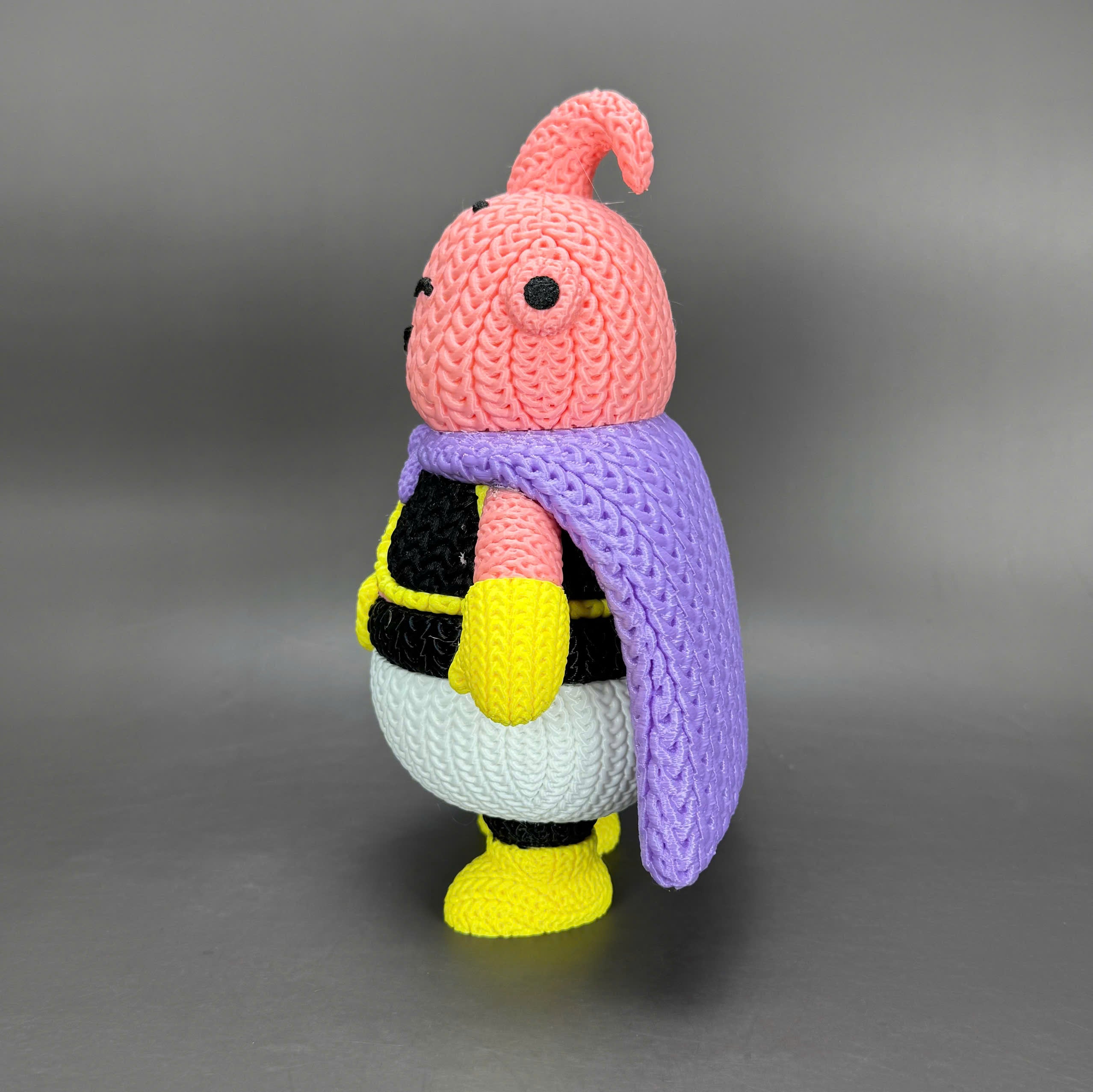 Fat Buu – Figura Anime 3D Crochet Articulada de 18 cm