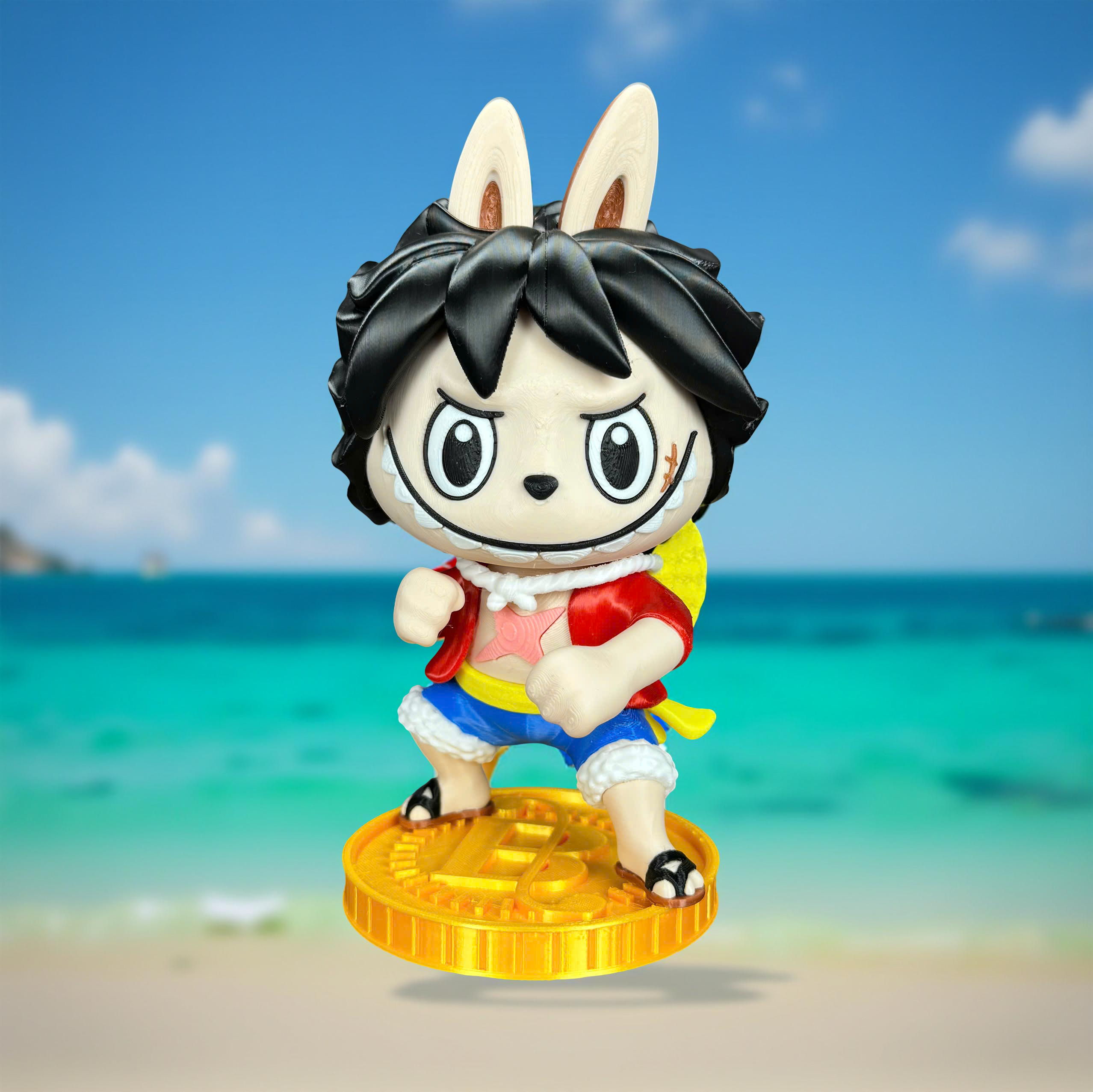Labubu Luffy Edition – Figura 3D Coleccionable