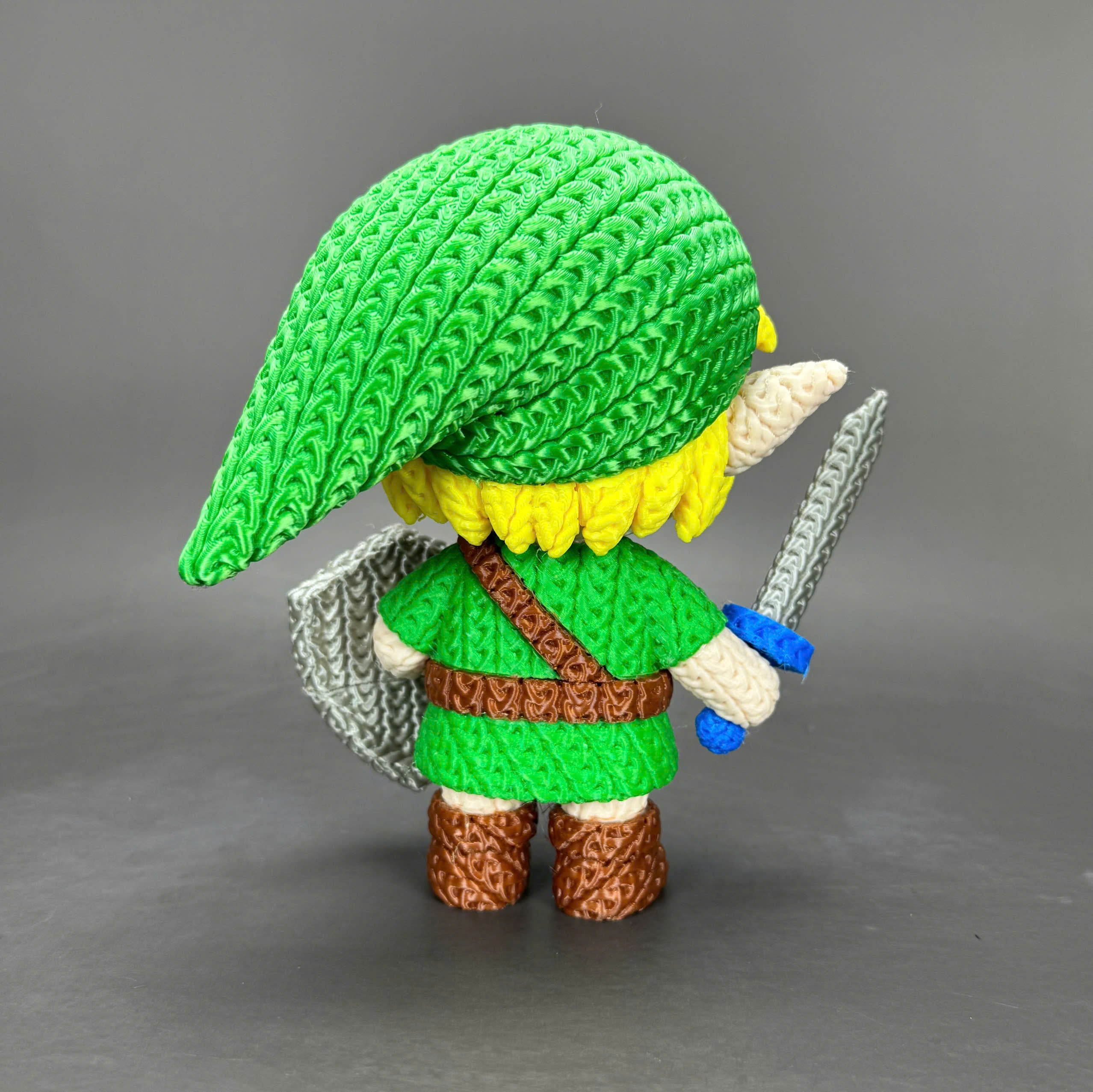 Link Crochet Edition - Figura Articulada 3D