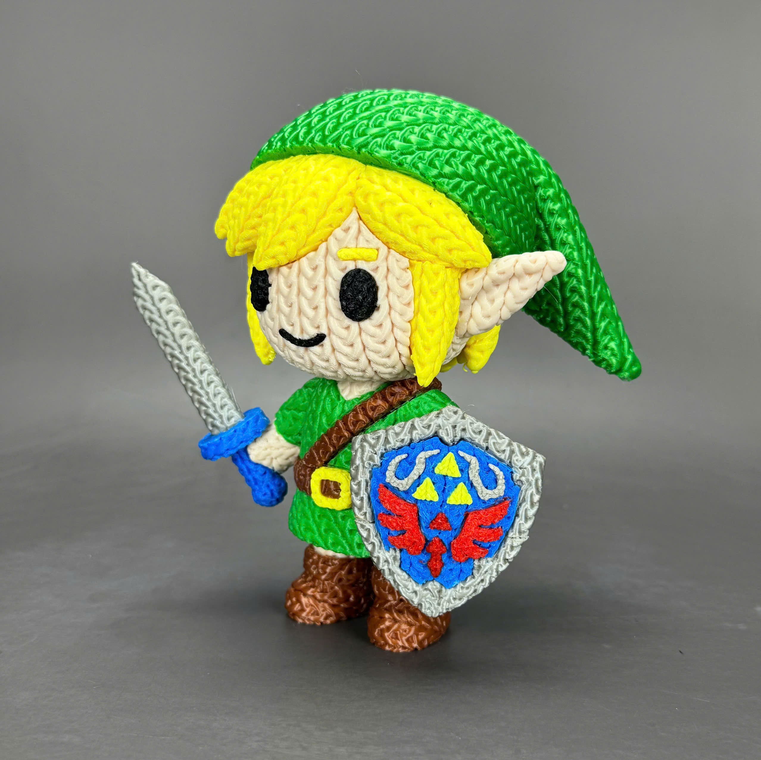 Link Crochet Edition - Figura Articulada 3D