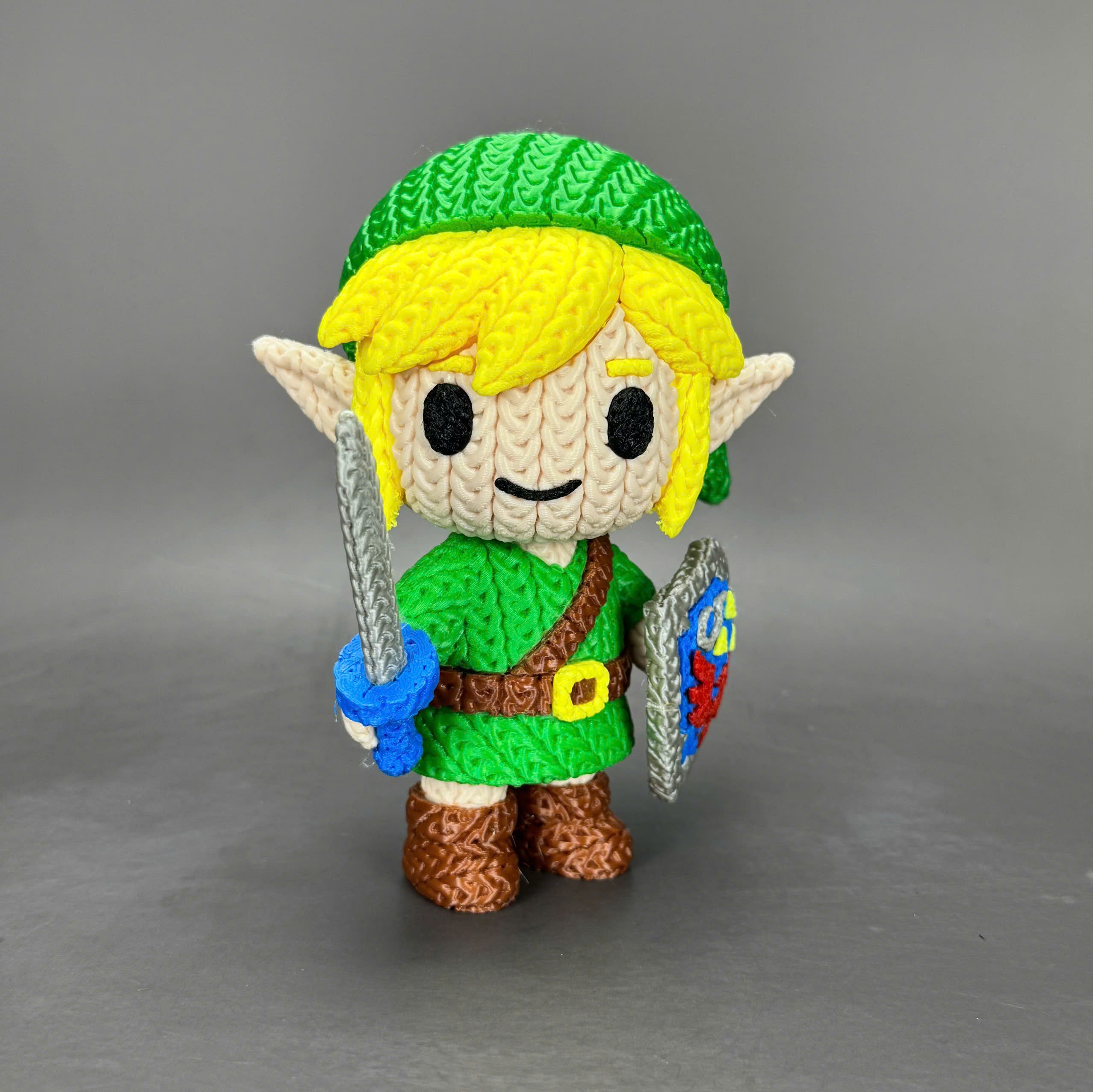 Link Crochet Edition - Figura Articulada 3D
