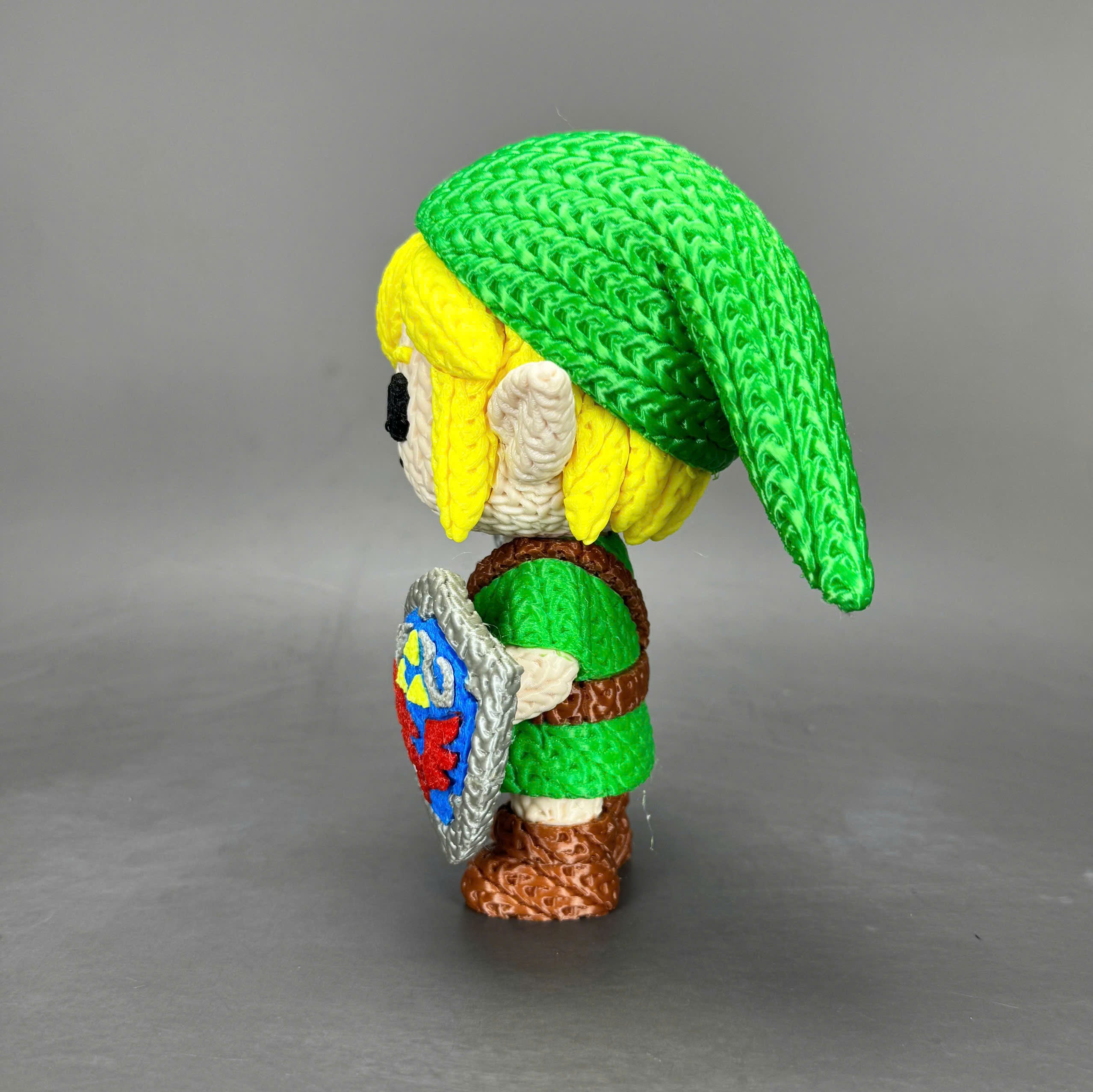 Link Crochet Edition - Figura Articulada 3D
