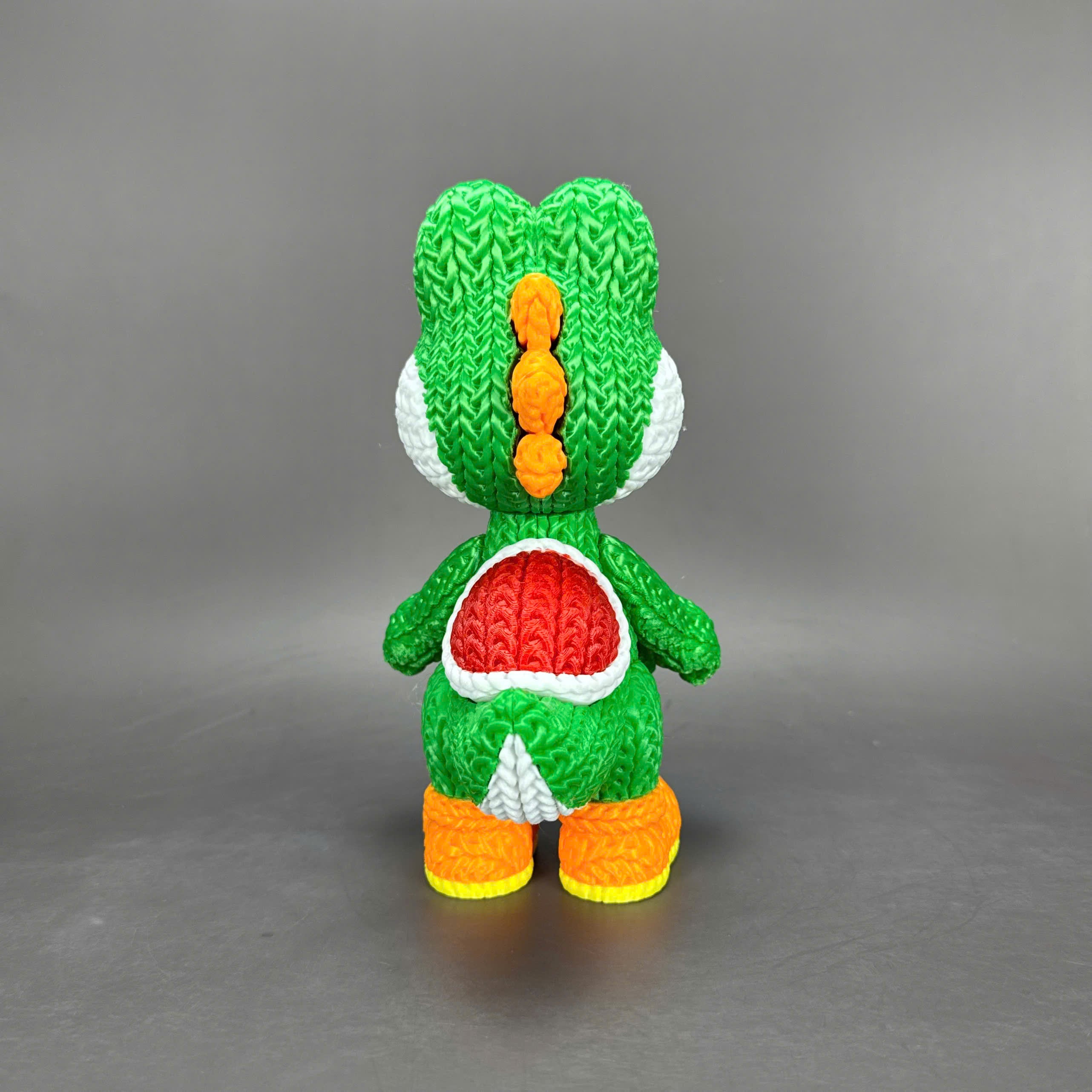 Yoshi Crochet Edition – Figura 3D Articulada de 18 cm