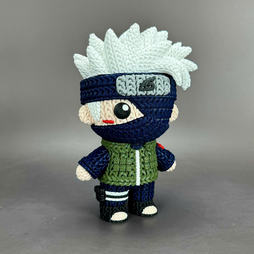 Kakashi Hatake Crochet Edition – Figura 3D Articulada