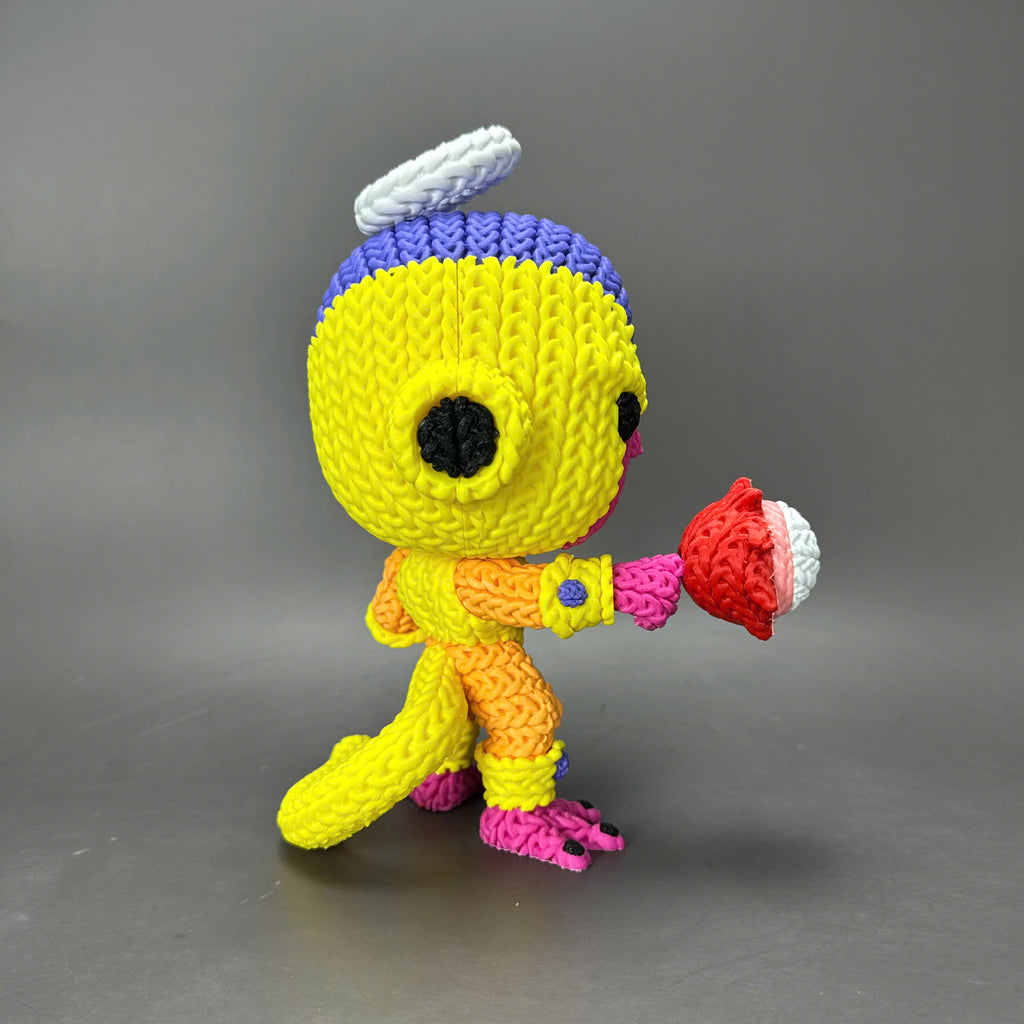 Golden Frieza Crochet Edition – Figura Anime 3D Articulada de 18 cm