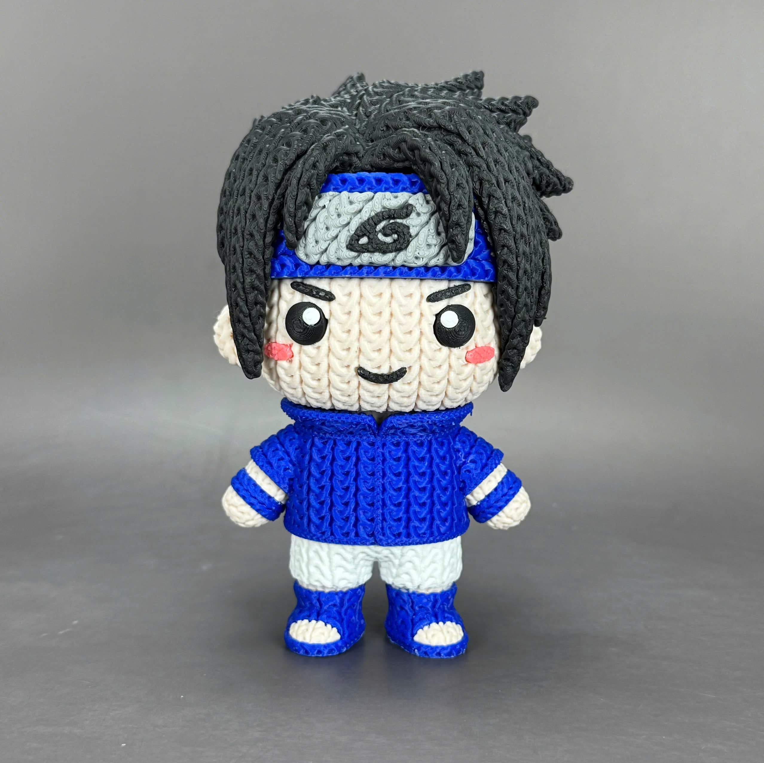 Sasuke Uchiha Crochet Edition – Figura 3D Articulada