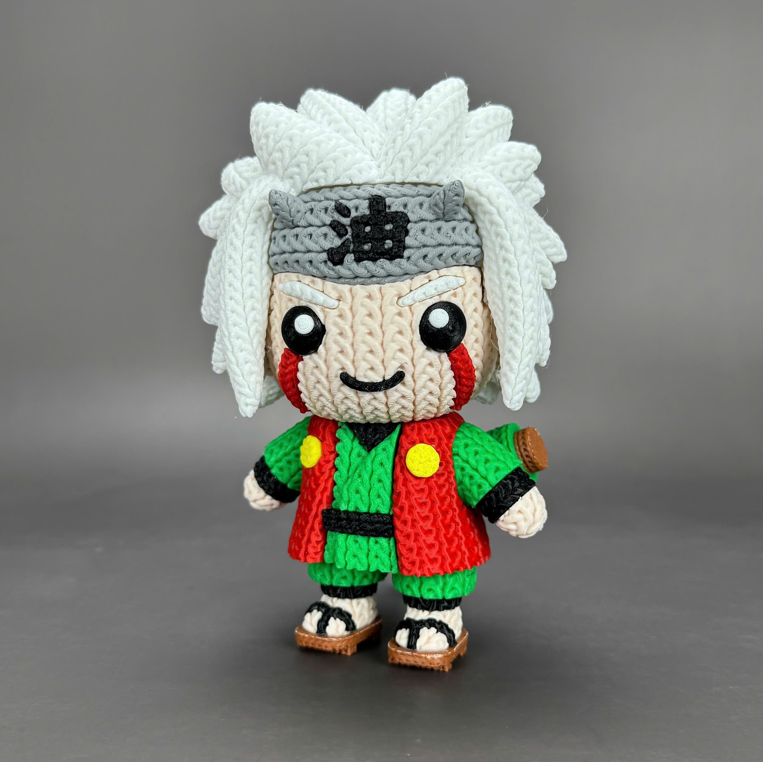 Jiraiya Crochet Edition – Figura 3D Articulada