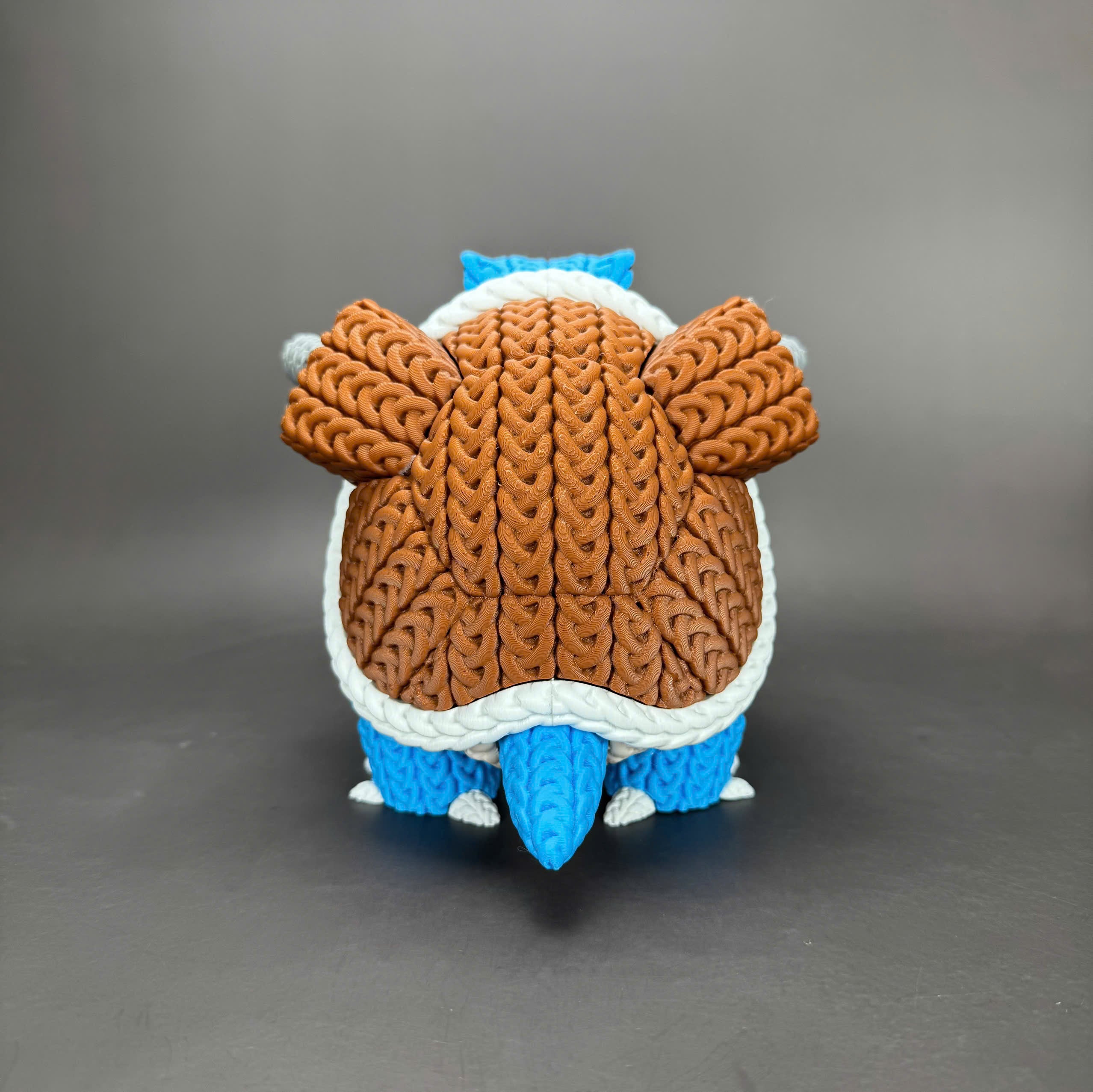 Blastoise Crochet Edition – Figura Anime 3D Articulada de 18 cm