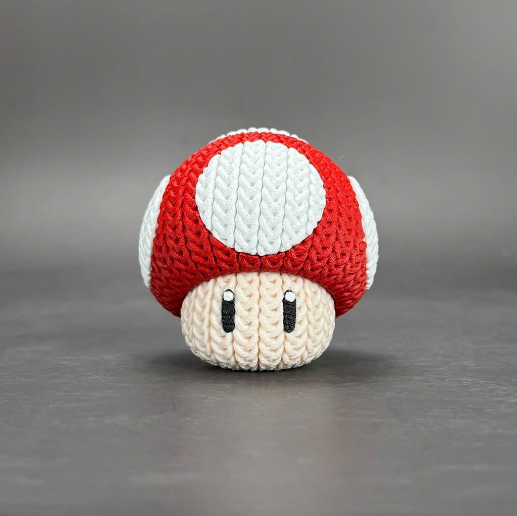 Mario Mushroom Edition – Figura 3D Articulada de 18 cm