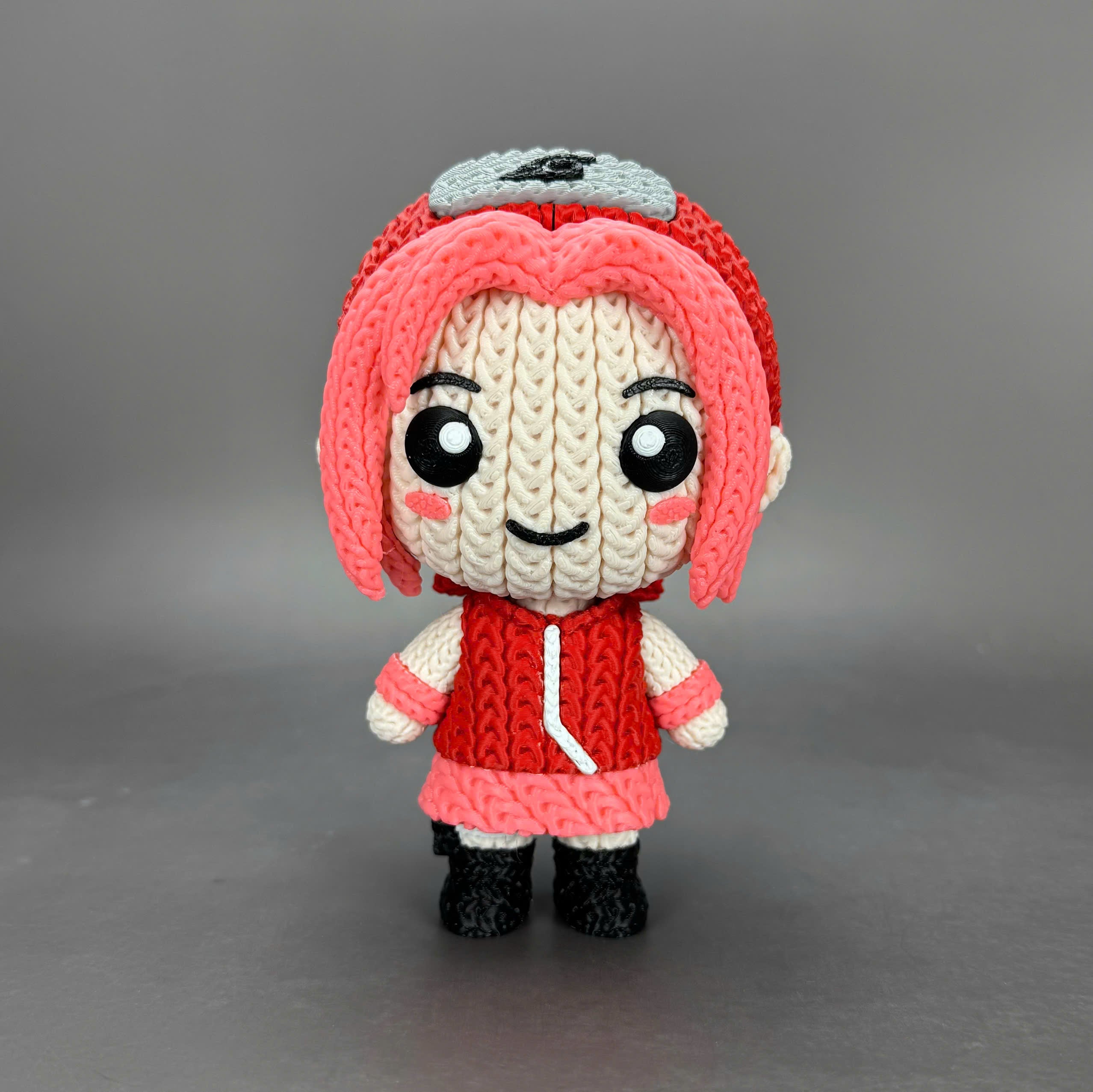 Sakura Haruno Crochet Edition – Figura 3D Articulada